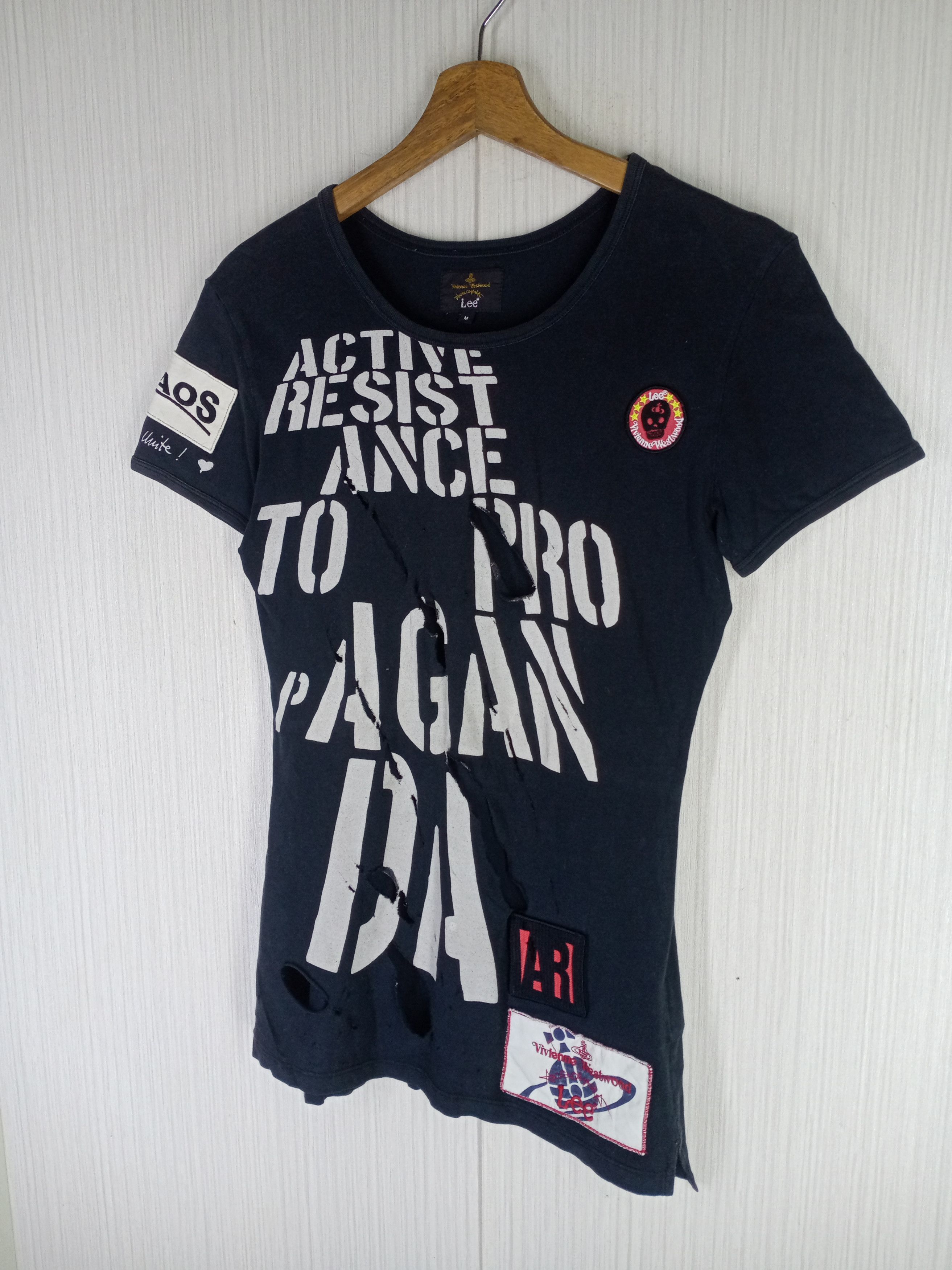 Lee Rare Vivienne Westwood Anglomania X Lee Disstrested Tee Size M / US 6-8 / IT 42-44 - 2 Thumbnail