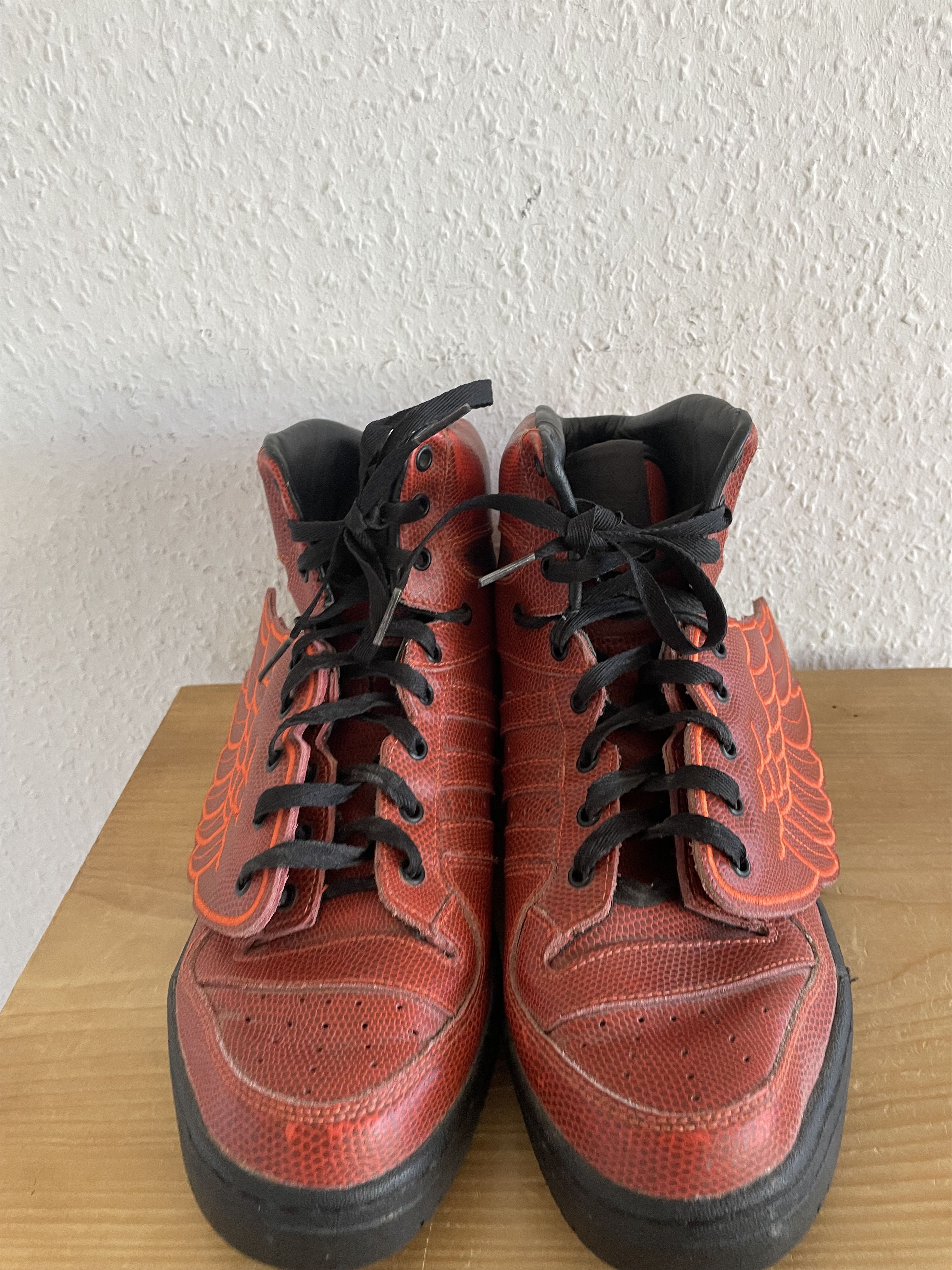 Adidas × Jeremy Scott JS Wings “B-Ball” High Top Sneakers Size US 11.5 / EU 44-45 - 7 Thumbnail