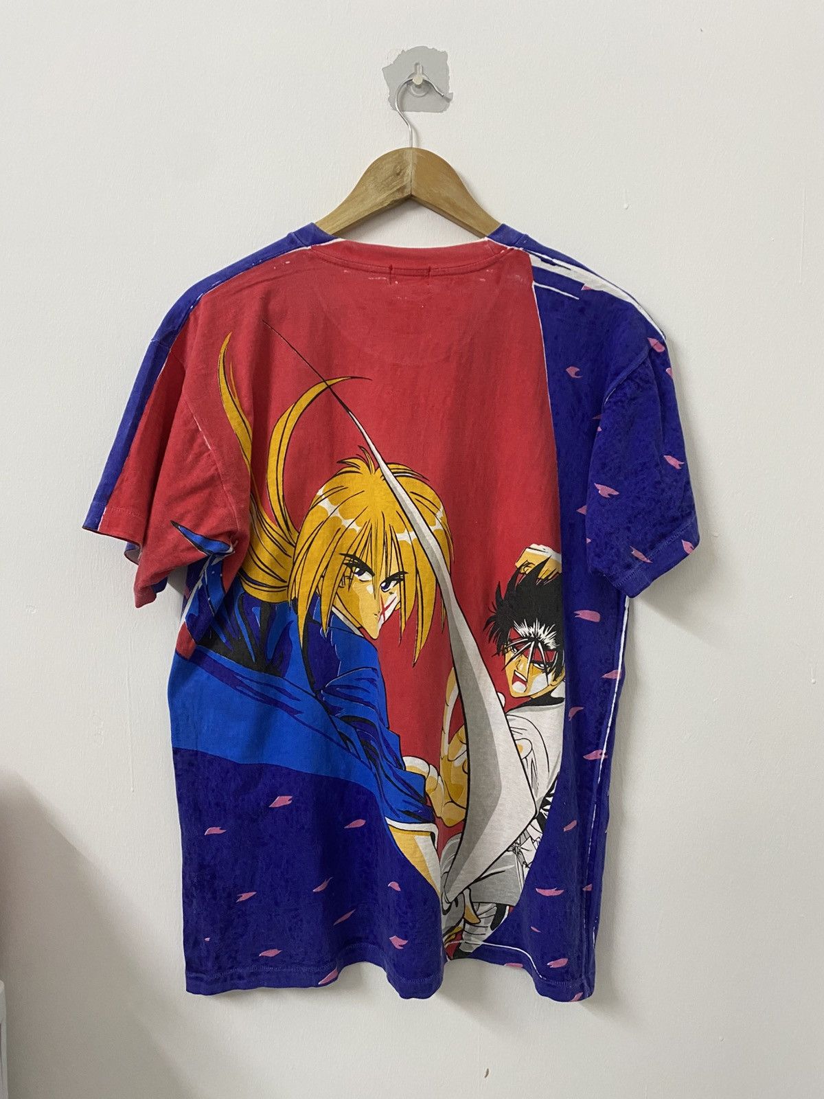 Anime Vintage Samurai X Rurouni Kenshin Weekly Jump Size US L / EU 52-54 / 3 - 4 Thumbnail