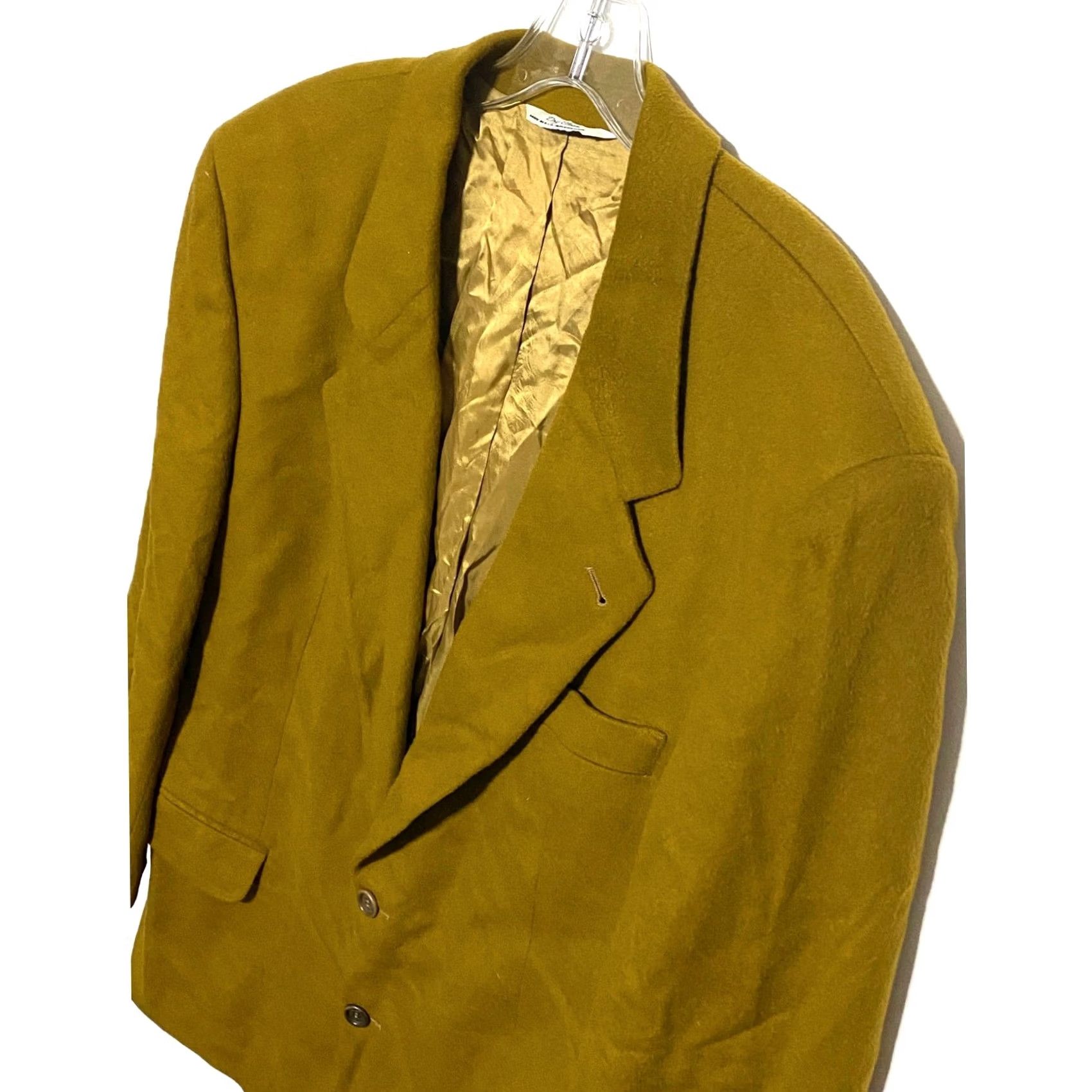 Hugo Boss VINTAGE Hugo Boss Blazer Mens 42R VTG USA Wool Cashmere Preppy Classic Academia Blazer Men Brown 42R Casual Formal Size 42R - 2 Thumbnail