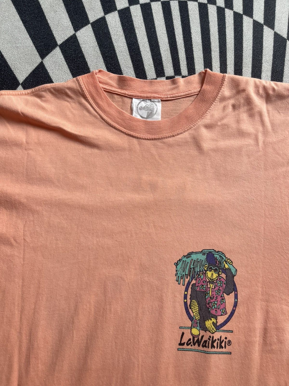 Vintage Vintage 90s L.C. Waikiki "Banana Jones" Monkey T-Shirt Size US XL / EU 56 / 4 - 8 Thumbnail