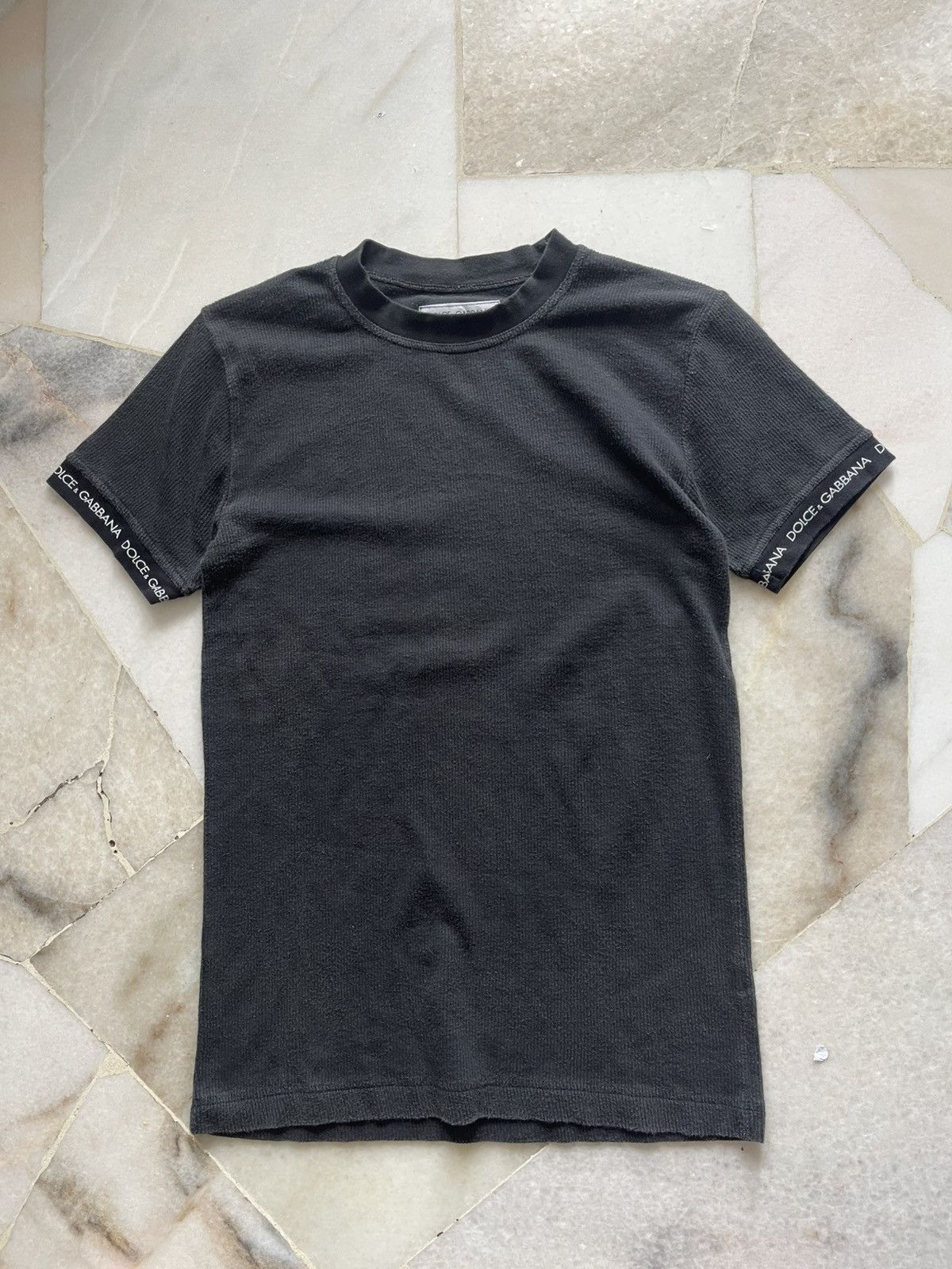 Dolce & Gabbana Dolce & Gabbana Sleeve Logo Tee Size US XS / EU 42 / 0 - 5 Thumbnail