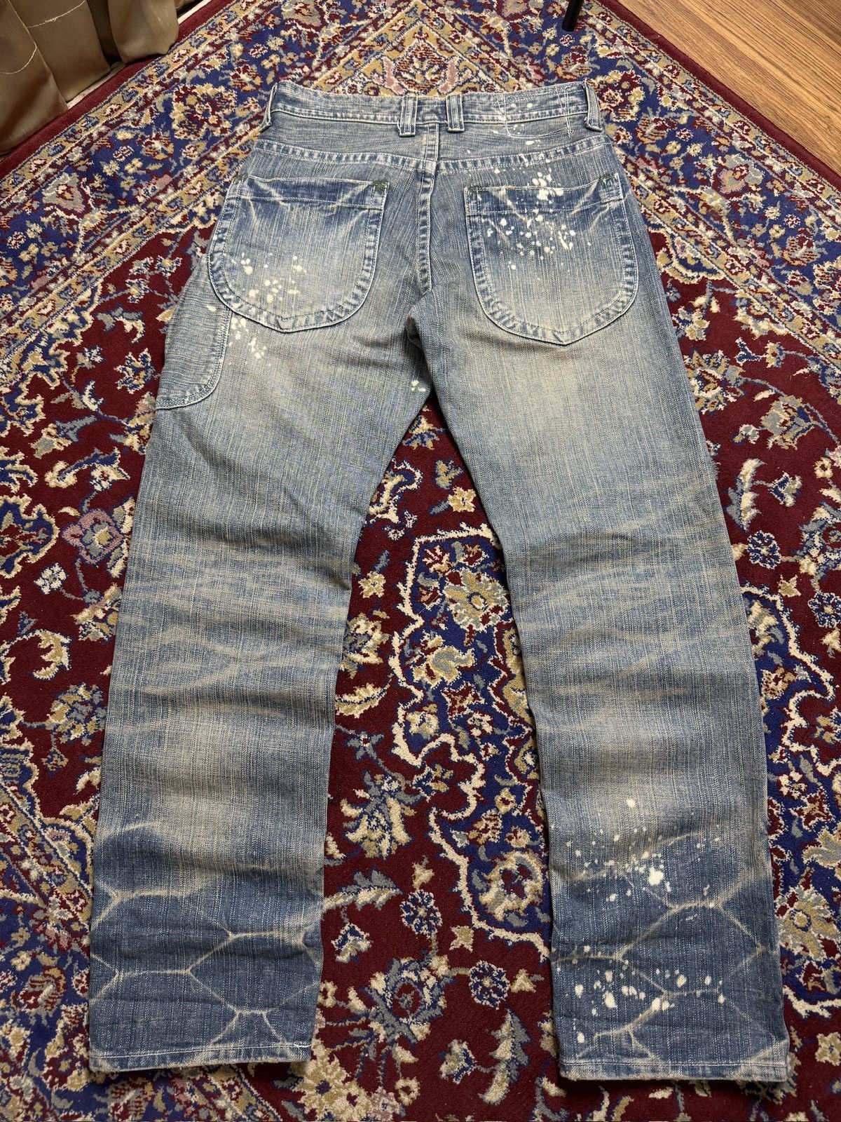 Vintage Vintage GL Heart Distressed Faded Japanese Jeans Denim y2k Size US 31 - 1 Thumbnail