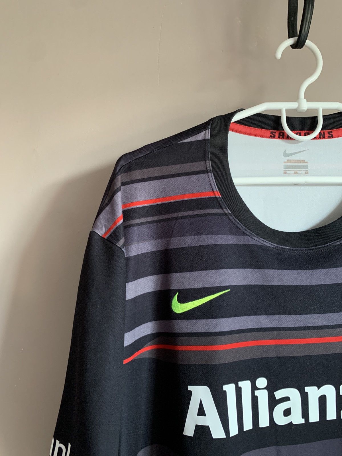 Nike Saracens 2014 Away Rugby Union Shirt Nike Jersey Size XL Size US XL / EU 56 / 4 - 3 Thumbnail