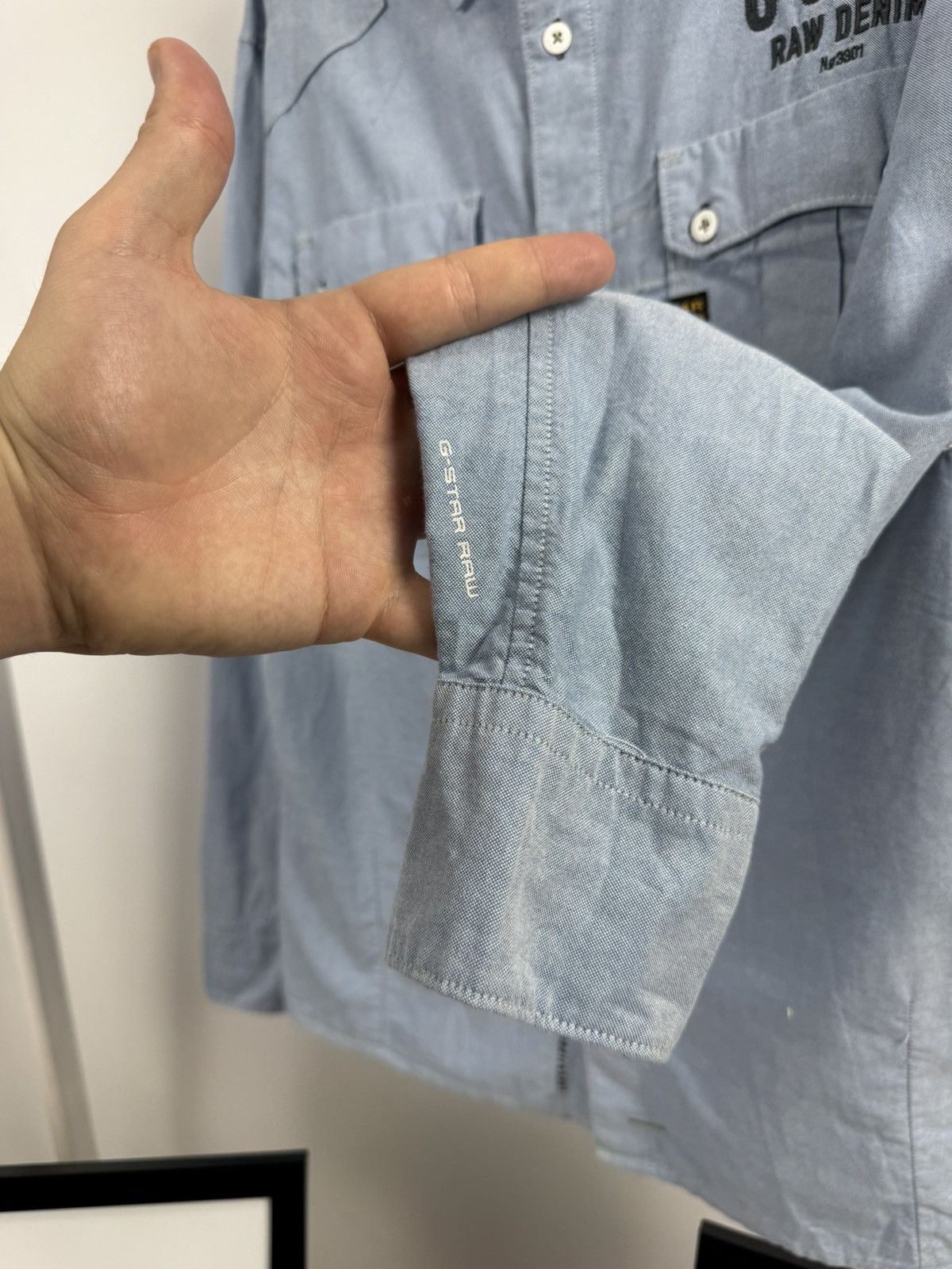 G-Star G-Star Raw Denim Shirt Size US L / EU 52-54 / 3 - 9 Thumbnail