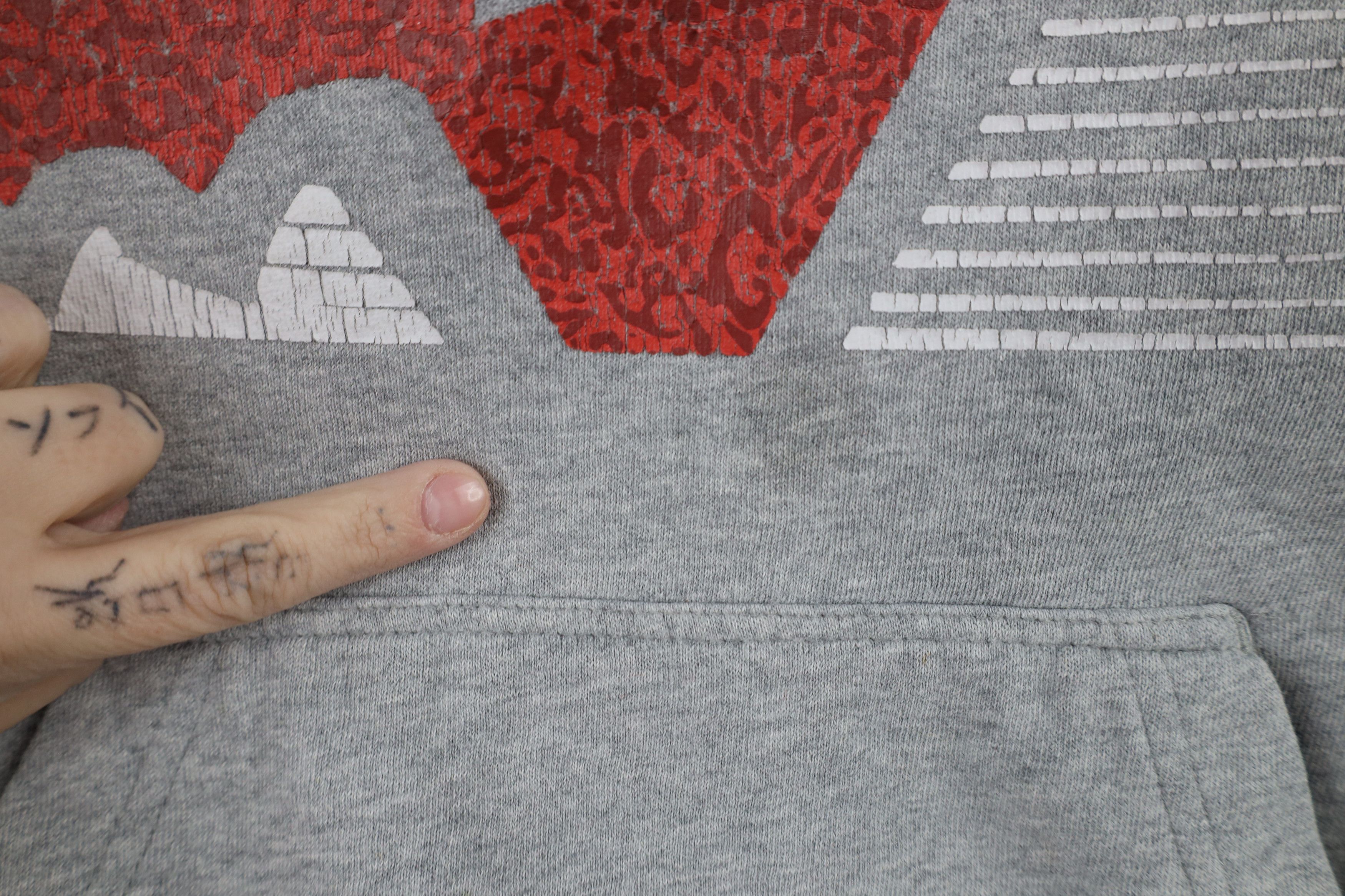 Fox Racing × Vintage Vintage Fox Racing Big Logo Hoodie Sweatshirt Heather Gray Size US S / EU 44-46 / 1 - 7 Thumbnail