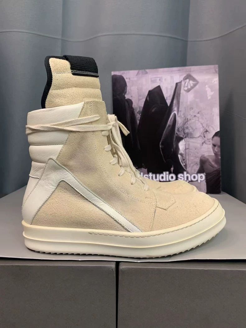 Rick Owens Rick Owens triticum aestivum color inverted triangle suede Size US 7.5 / IT 37.5 - 1 Thumbnail