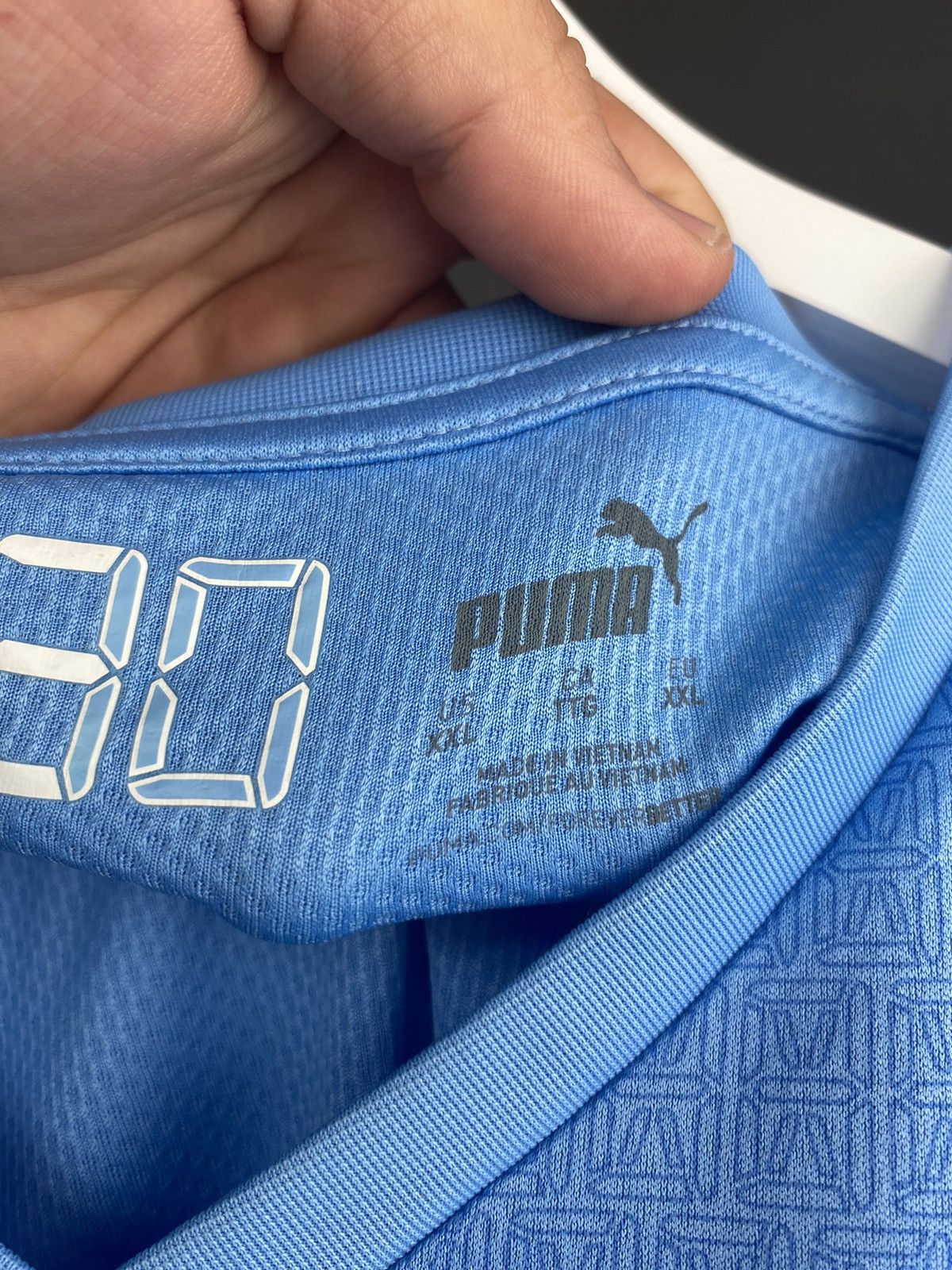 Puma 2021/22 PUMA MANCHESTER CITY SOCCER FOOTBALL JERSEY SHIRT Size US XXL / EU 58 / 5 - 5 Thumbnail