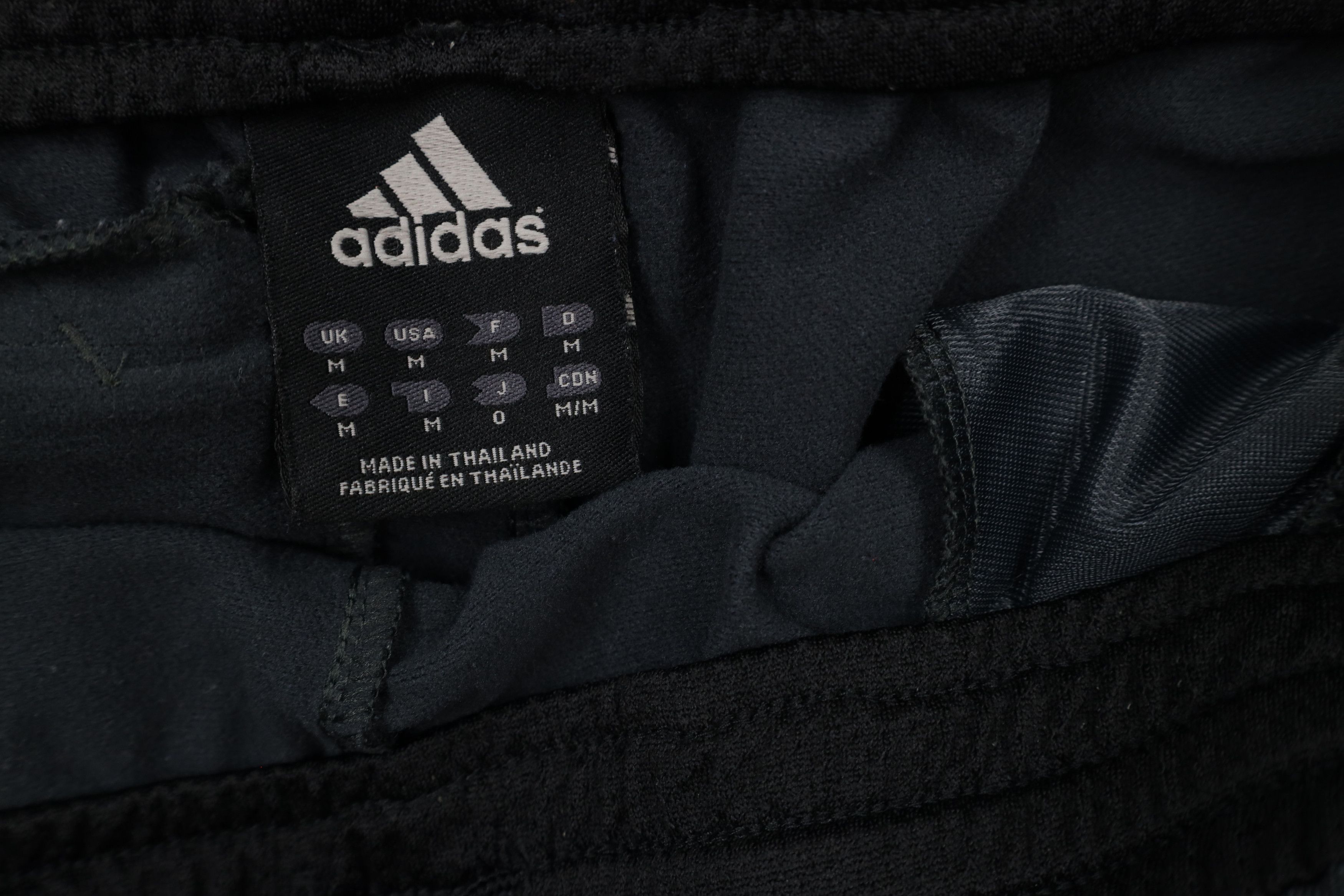 Adidas × Vintage Vintage Adidas Spell Out Striped Wide Leg Sweatpants Gray Size US 34 / EU 50 - 6 Thumbnail