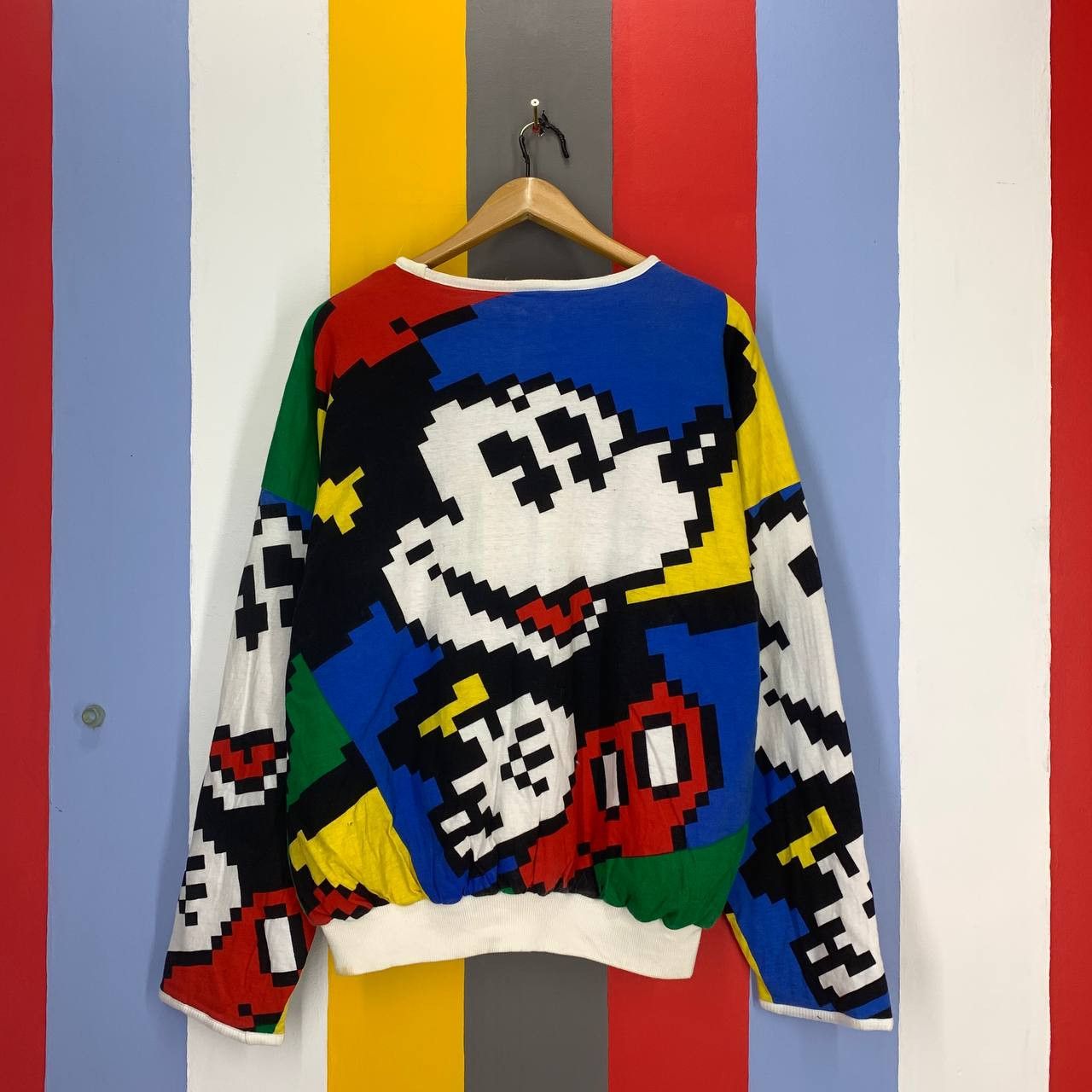 90s Vintage MICKEY MOUSE Rare Design Sweatshirt #2211/21