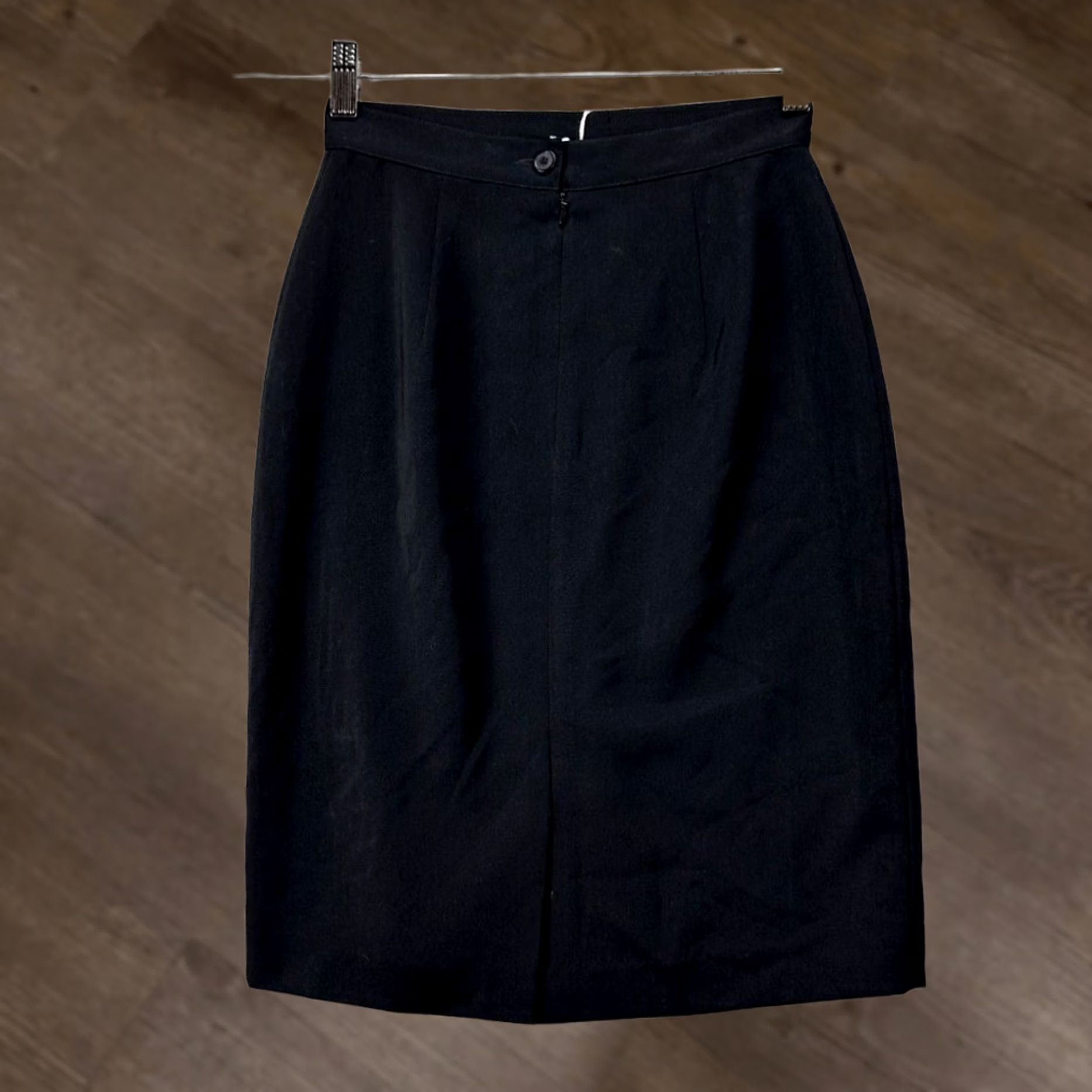 Vintage Votre Nom Collection Skirt Womens 36 Black Pencil Straight Casual Ladies NEW Size 25" / US 0 / IT 36 - 1 Thumbnail