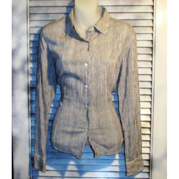 Other Telluride Clothing Co. Sz 10 Striped Button Down Size L / US 10 / IT 46 - 10 Thumbnail