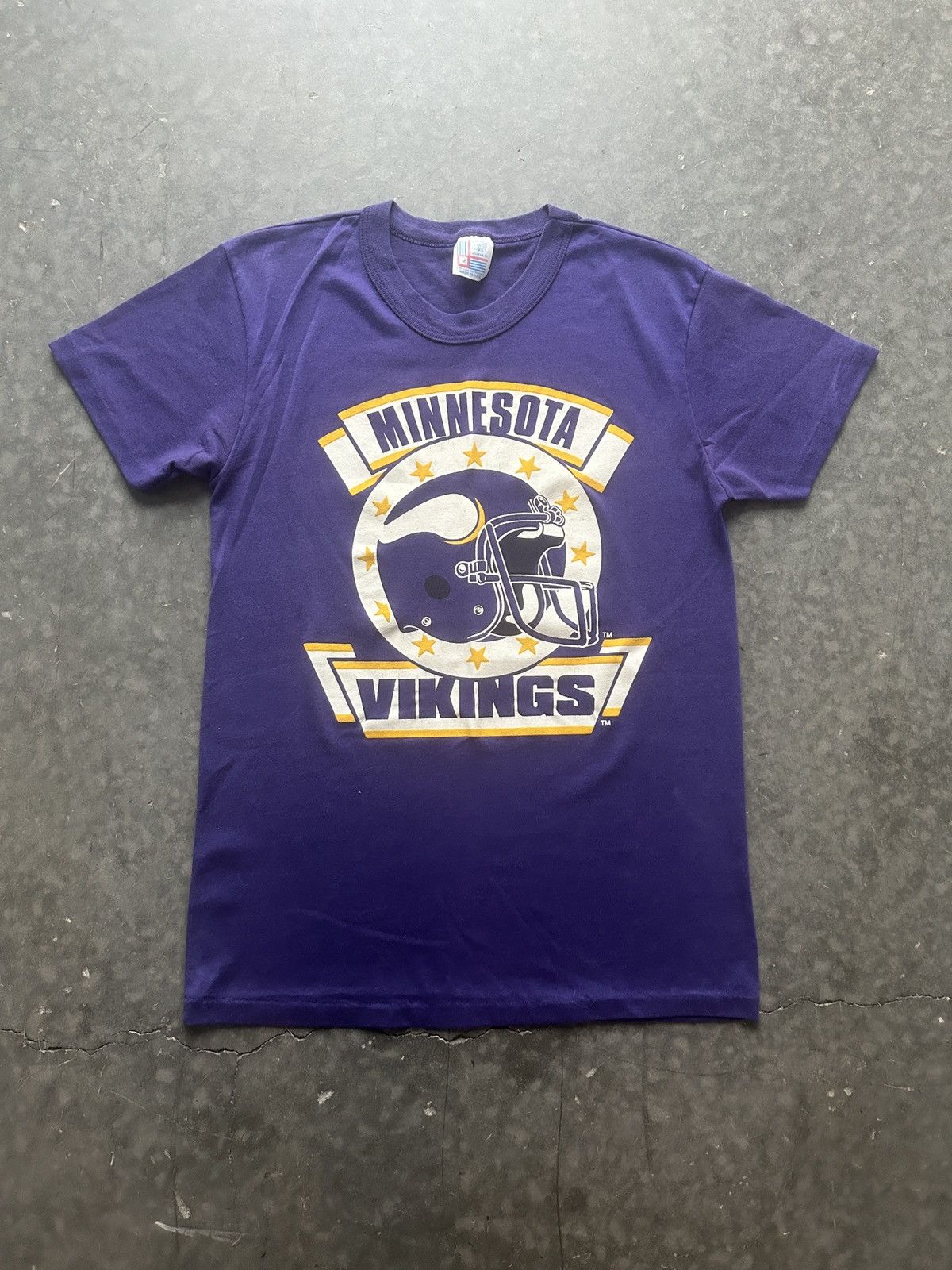 NFL × Vintage Vintage 90s Minnesota Vikings Graphic Tee Size US M / EU 48-50 / 2 - 1 Thumbnail