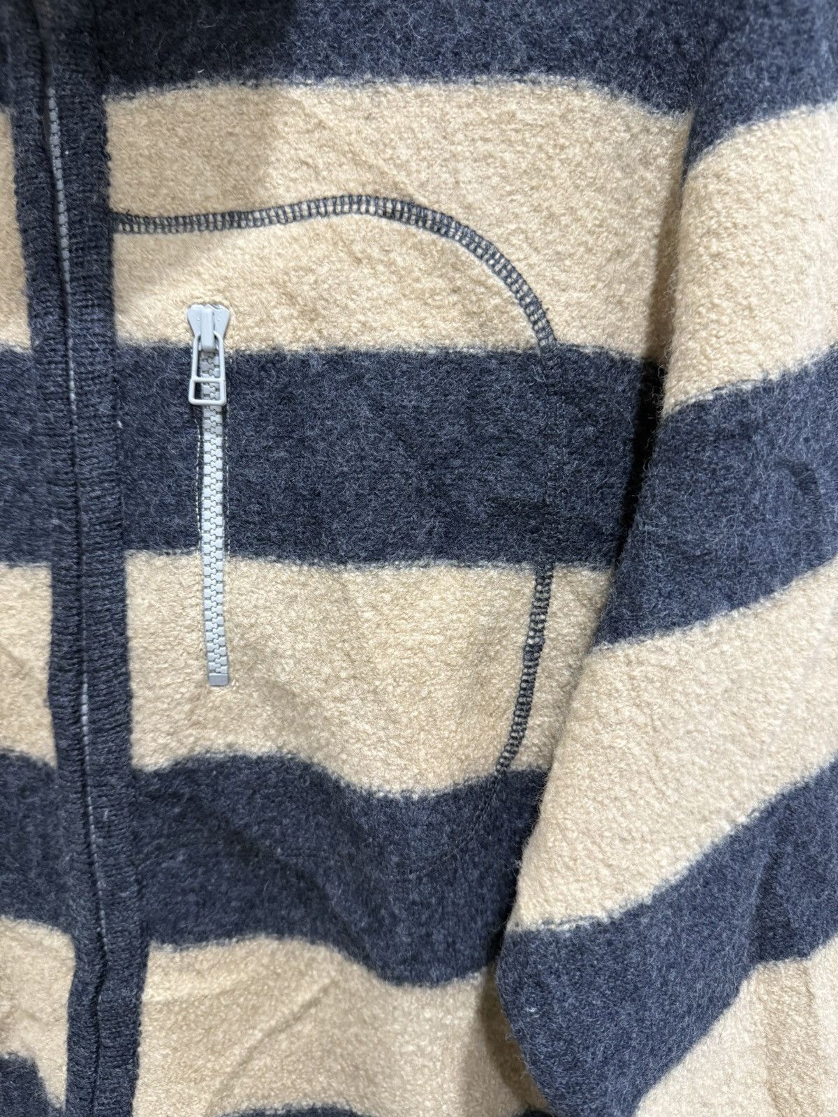 Japanese Brand Japan Brand Drug Store’s Stripe Fleece Hoodies Size US M / EU 48-50 / 2 - 5 Thumbnail