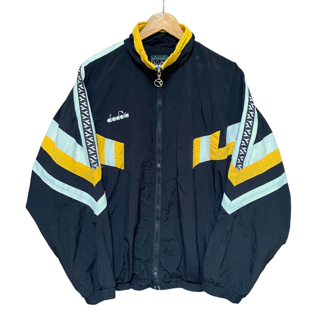 Converse × Vintage 🔥90s DIADORA TRAINER SPORT JACKET Size US L / EU 52-54 / 3 - 1 Thumbnail