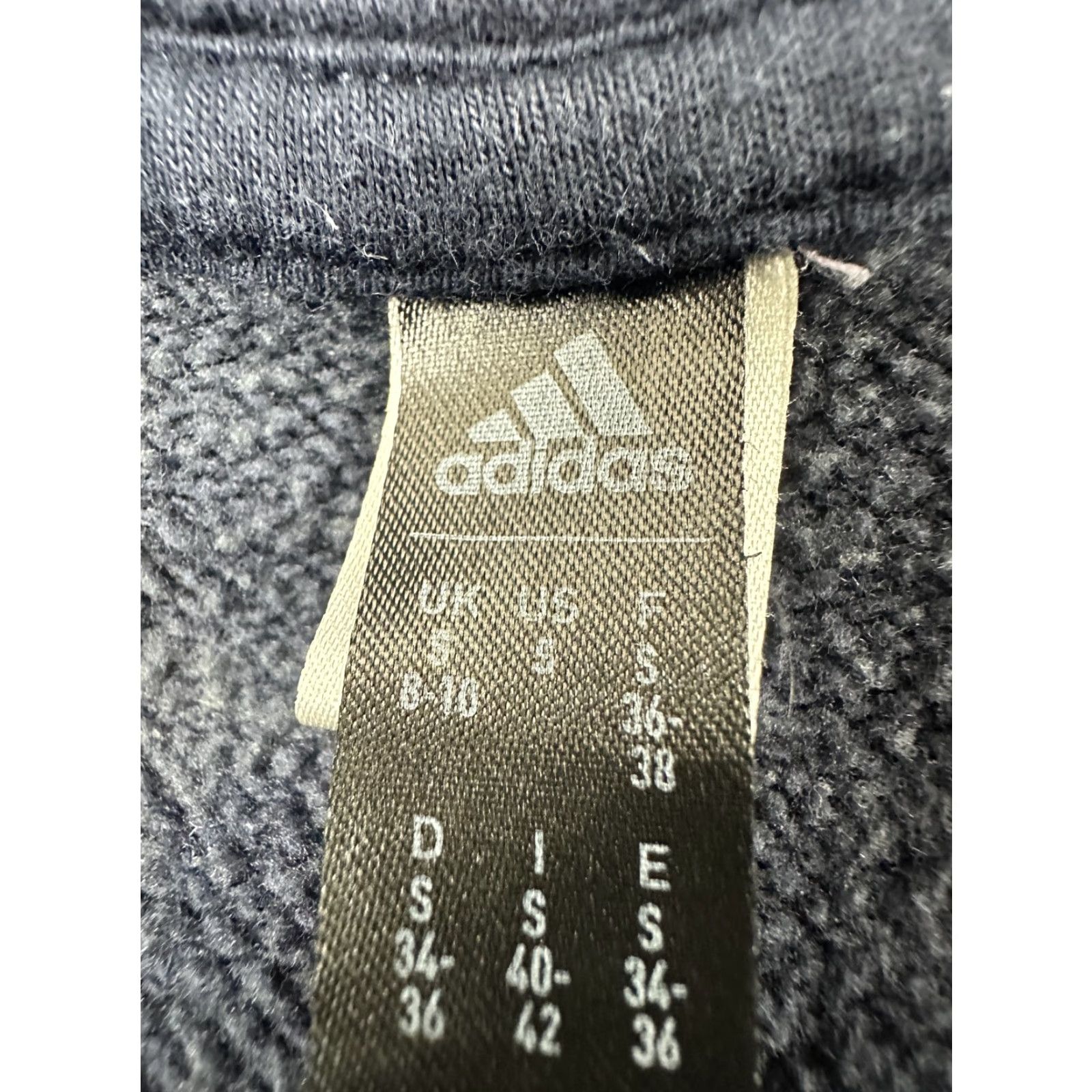 Adidas Adidas Hoodie Mens Small Navy Blue Star Print Sleeves Pullover Sweatshirt Logo Size US S / EU 44-46 / 1 - 5 Thumbnail