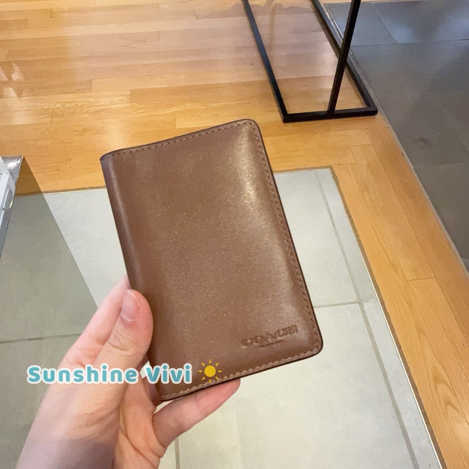 Coach NWT Coach CJ728 Id License Credit Card Wallet Leather Saddle Size ONE SIZE - 1 Thumbnail