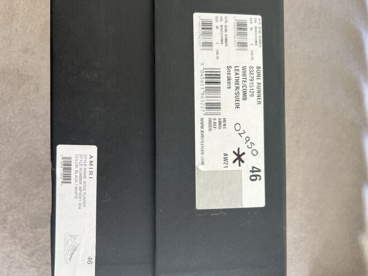 Amiri Amiri Bone Runner Size US 12 / EU 45 - 11 Thumbnail