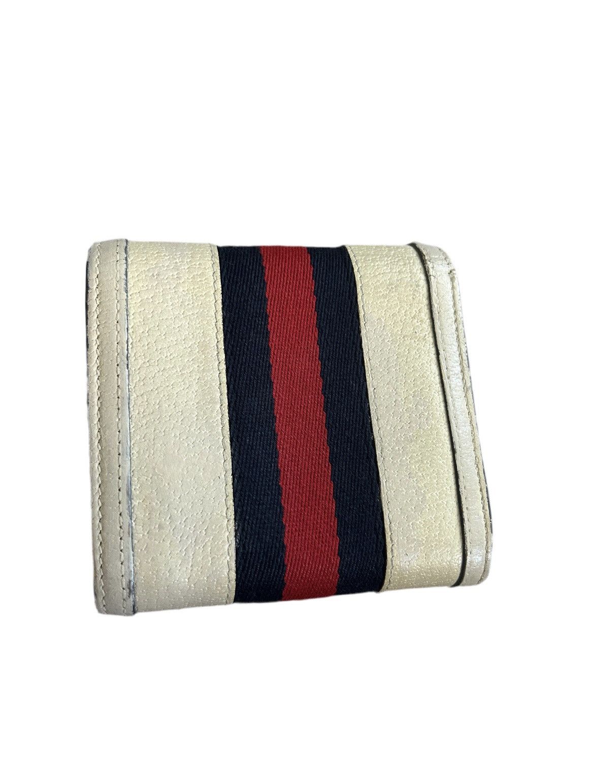 Gucci Gucci GG Striped Leather Zippy Wallet Size ONE SIZE - 2 Thumbnail