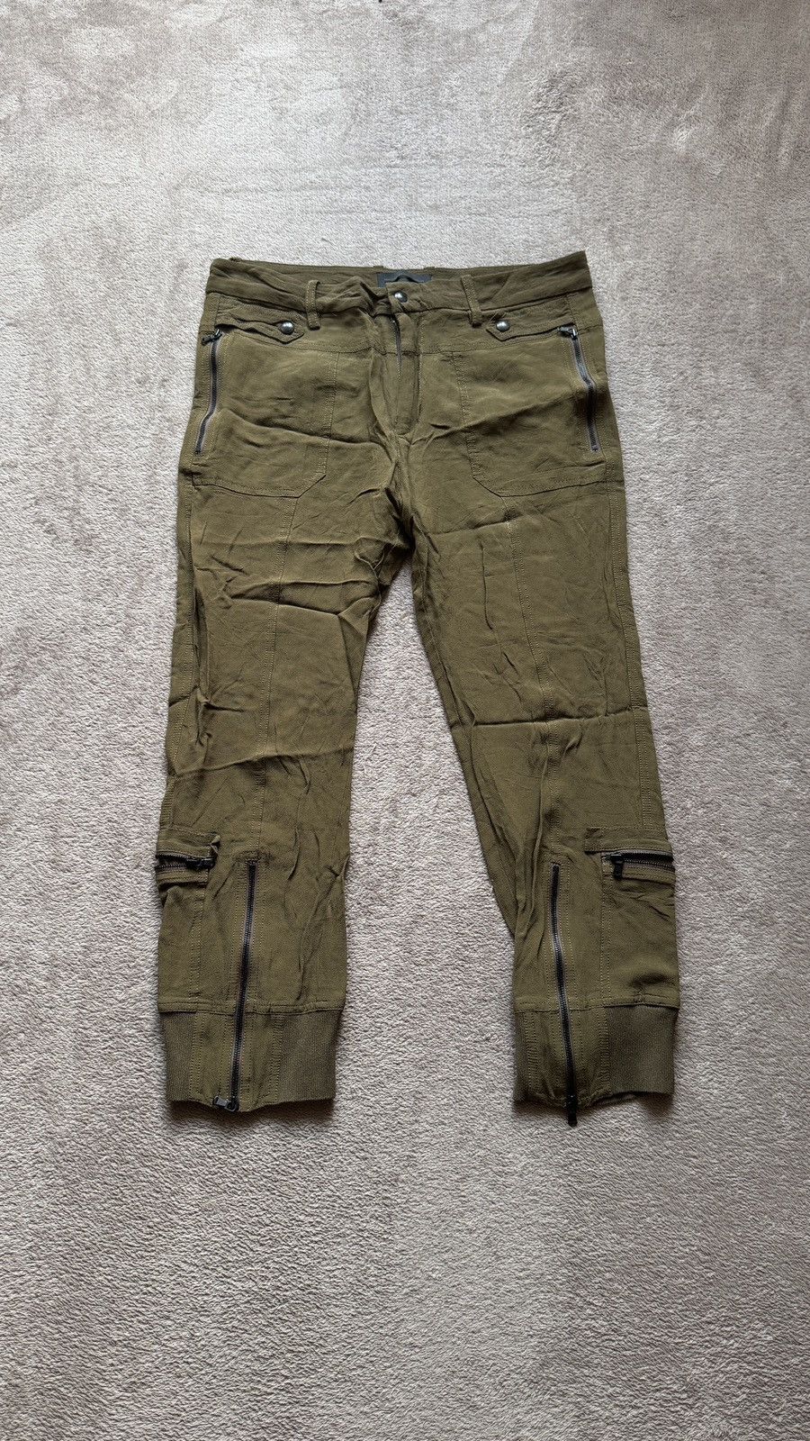 Diesel wmns Y2K Multipocket Military Viscose Pants Italy 🇮🇹