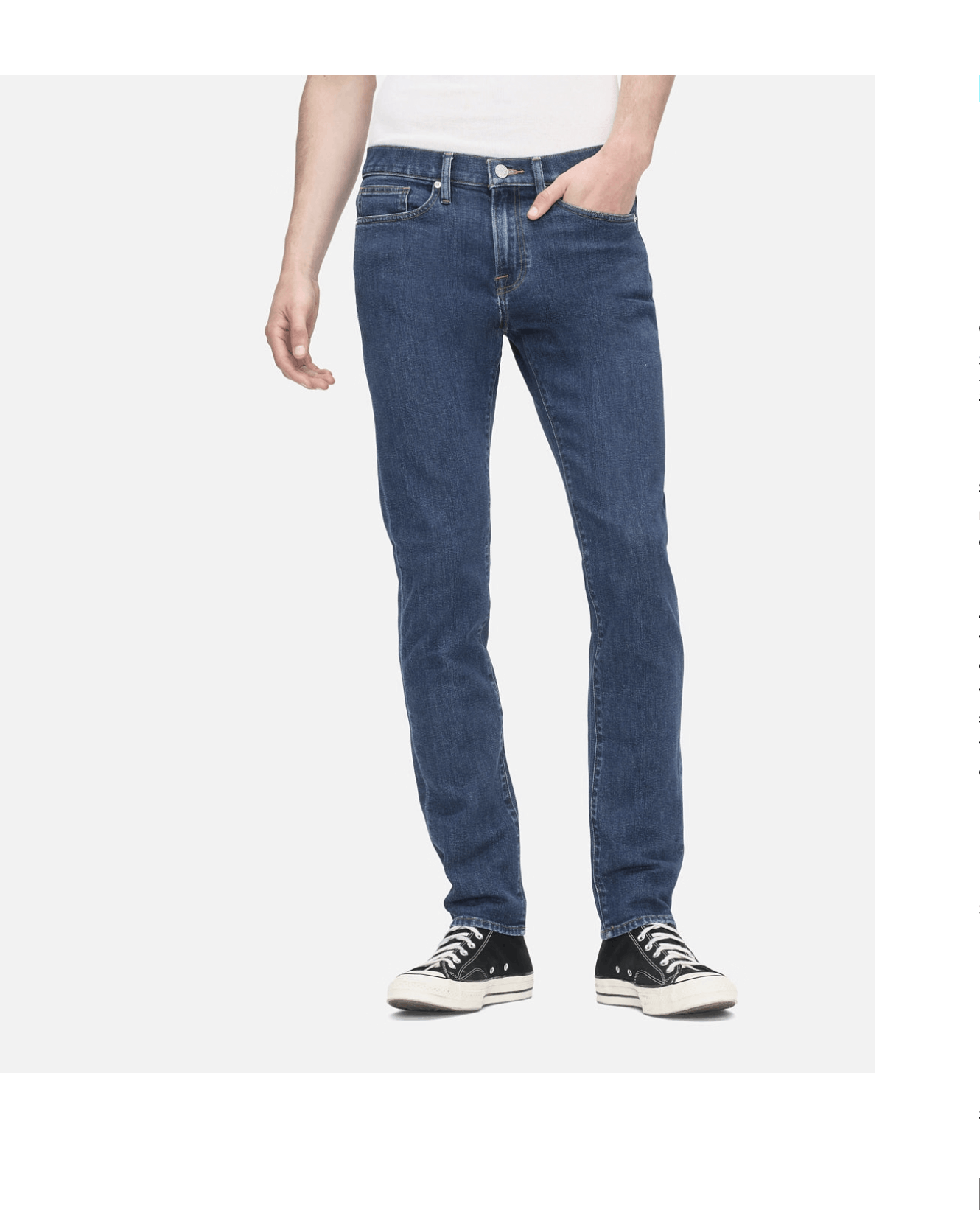 Frame Frame Dark denim L'Homme Slim Jeans in Placid Size US 36 / EU 52 - 1 Thumbnail
