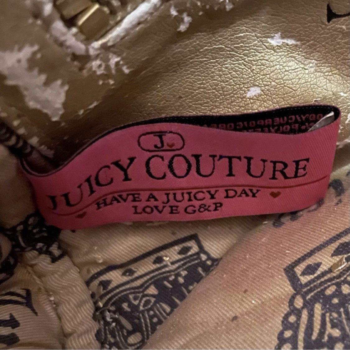 Juicy Couture Vintage Y2K Juicy Generation Couture Velour Bowling Bag Size ONE SIZE - 5 Thumbnail
