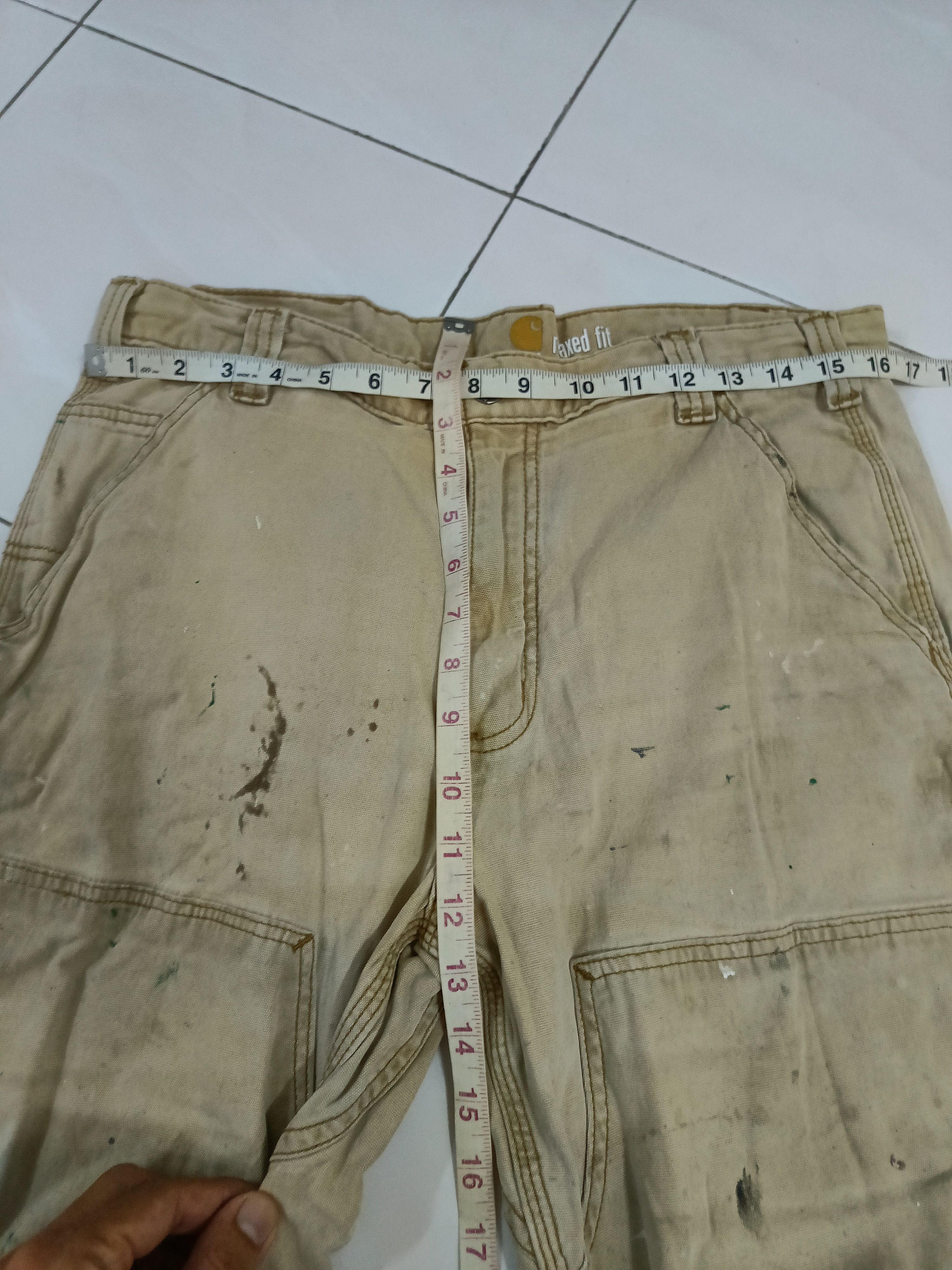 Beauty Beast × Carhartt Carhartt Double Knee Paint Splash Pants Size US 33 - 8 Thumbnail