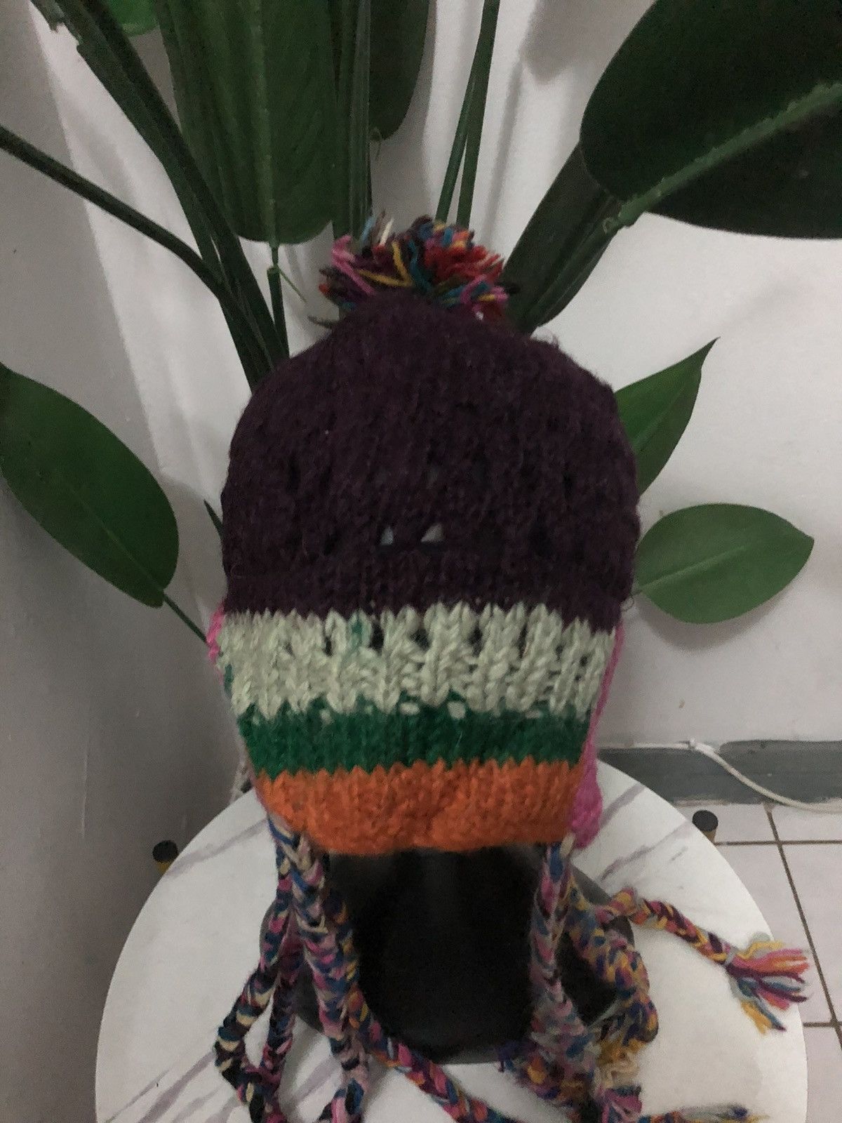Japanese Brand × Vintage VINTAGE WOOL EAR FLAT NAVAJO STYLE BEANIE HAT Size ONE SIZE - 3 Thumbnail