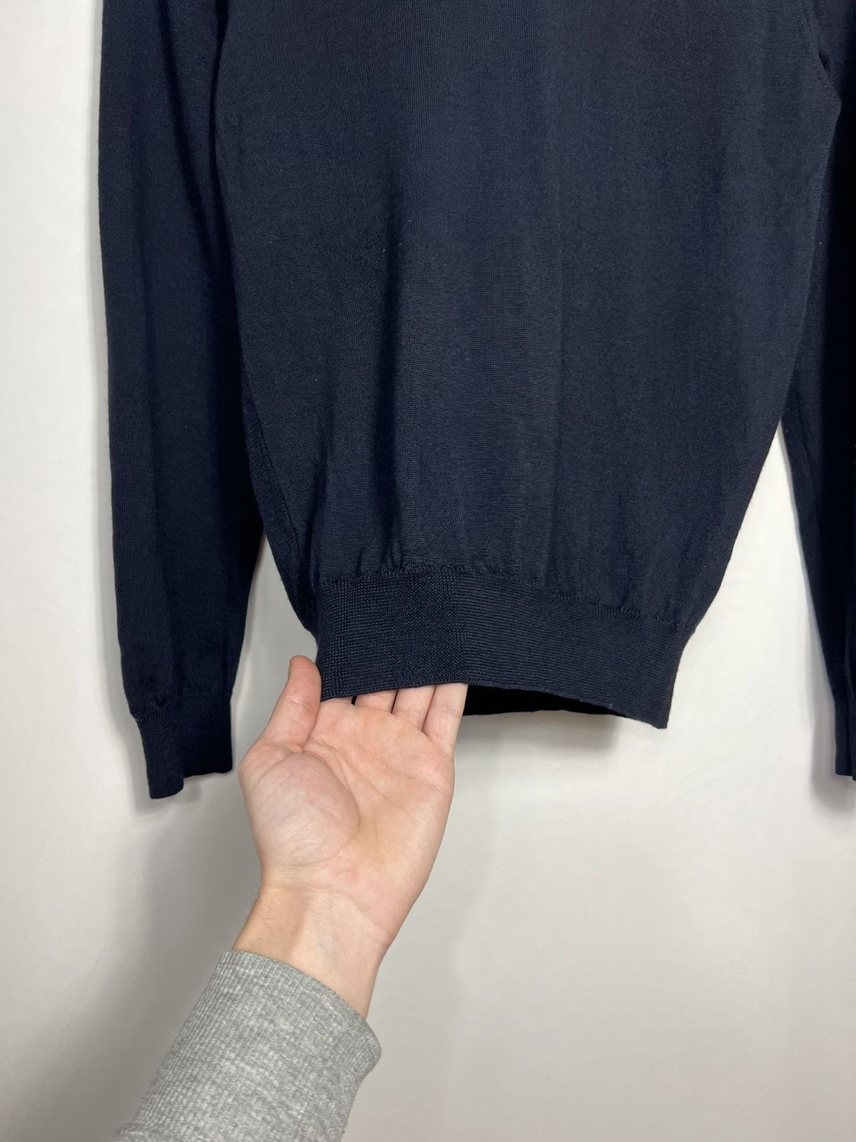 Boggi Boggi Milano Virgin Wool Sweater Jumper Pullover Size US S / EU 44-46 / 1 - 4 Thumbnail