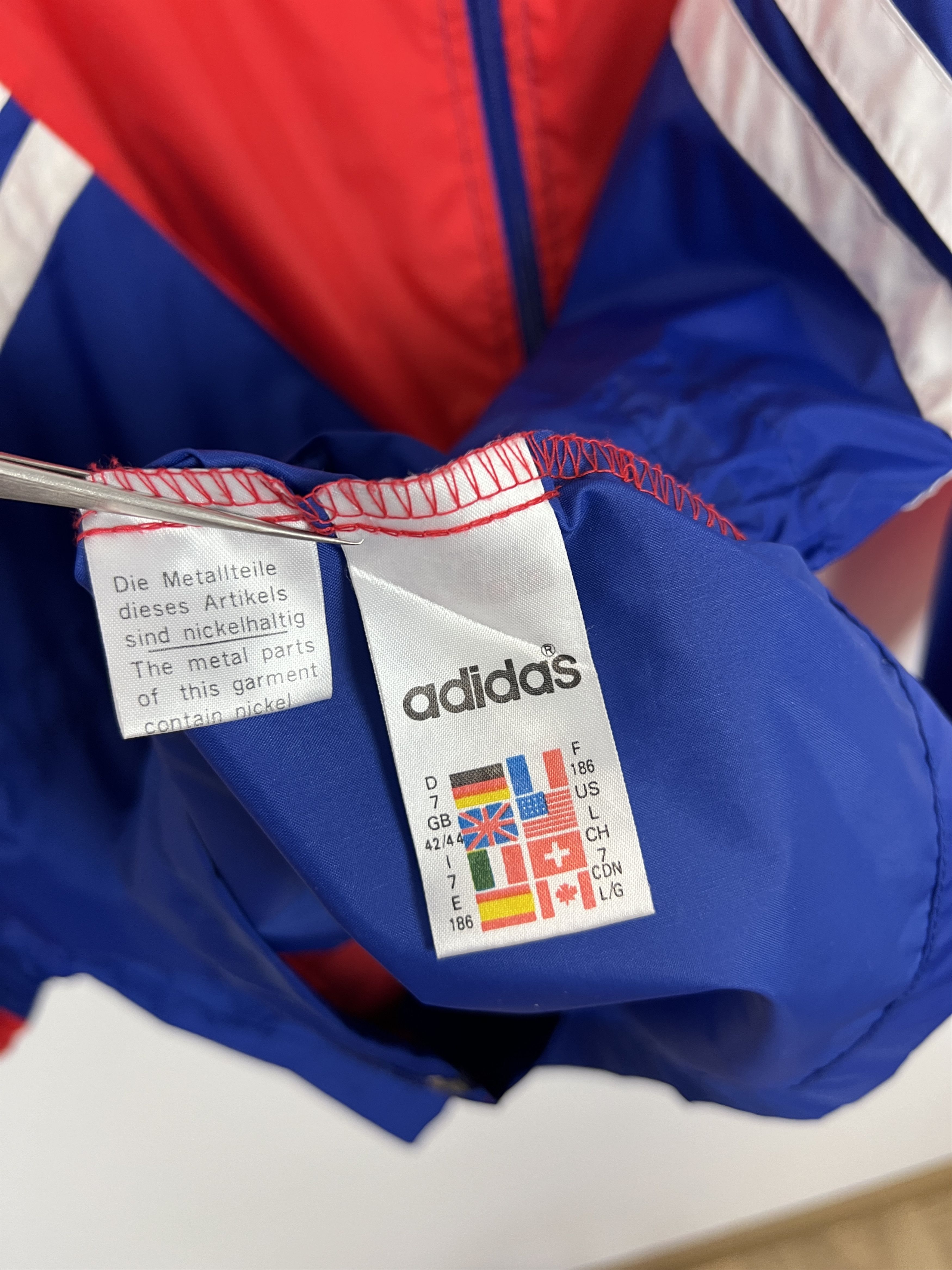 Adidas Vintage 90's Adidas Bayern Munich Football Jacket Soccer Size US XL / EU 56 / 4 - 8 Thumbnail