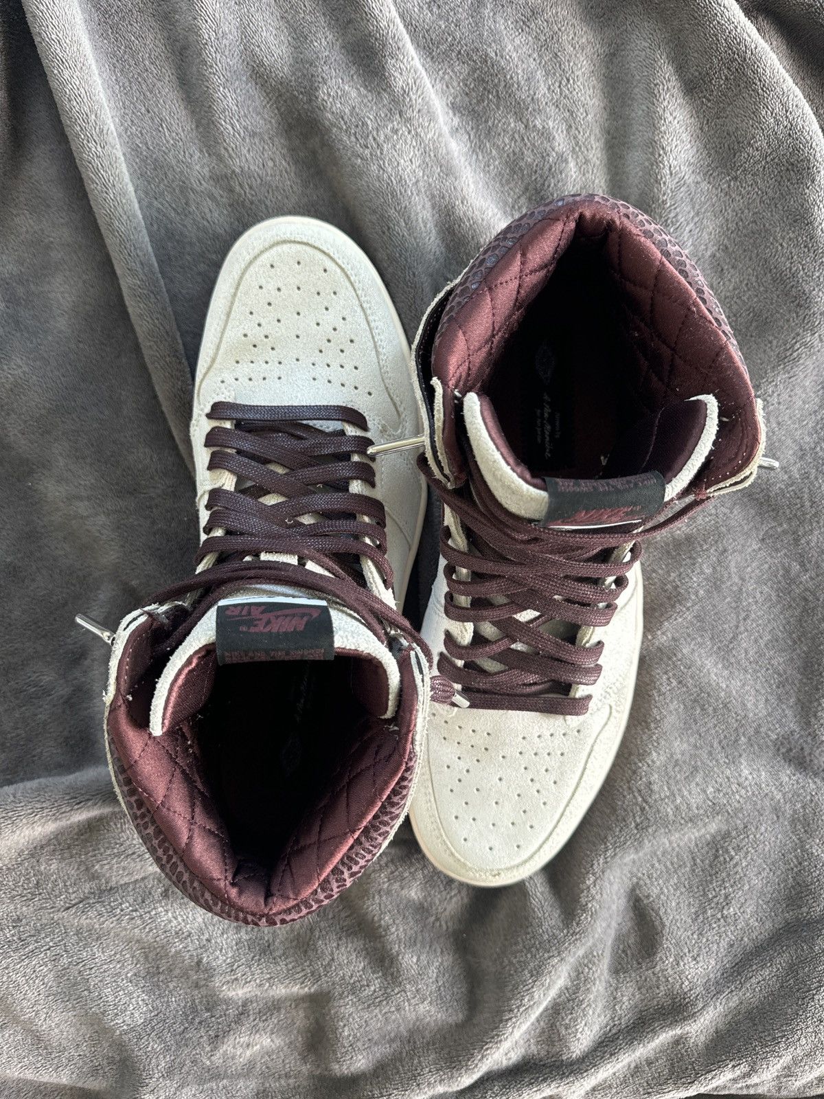 A Ma Maniere × Jordan Brand A Ma Maniere X Air Jordan 1 High OG - Airness Size US 10.5 / EU 43-44 - 4 Thumbnail