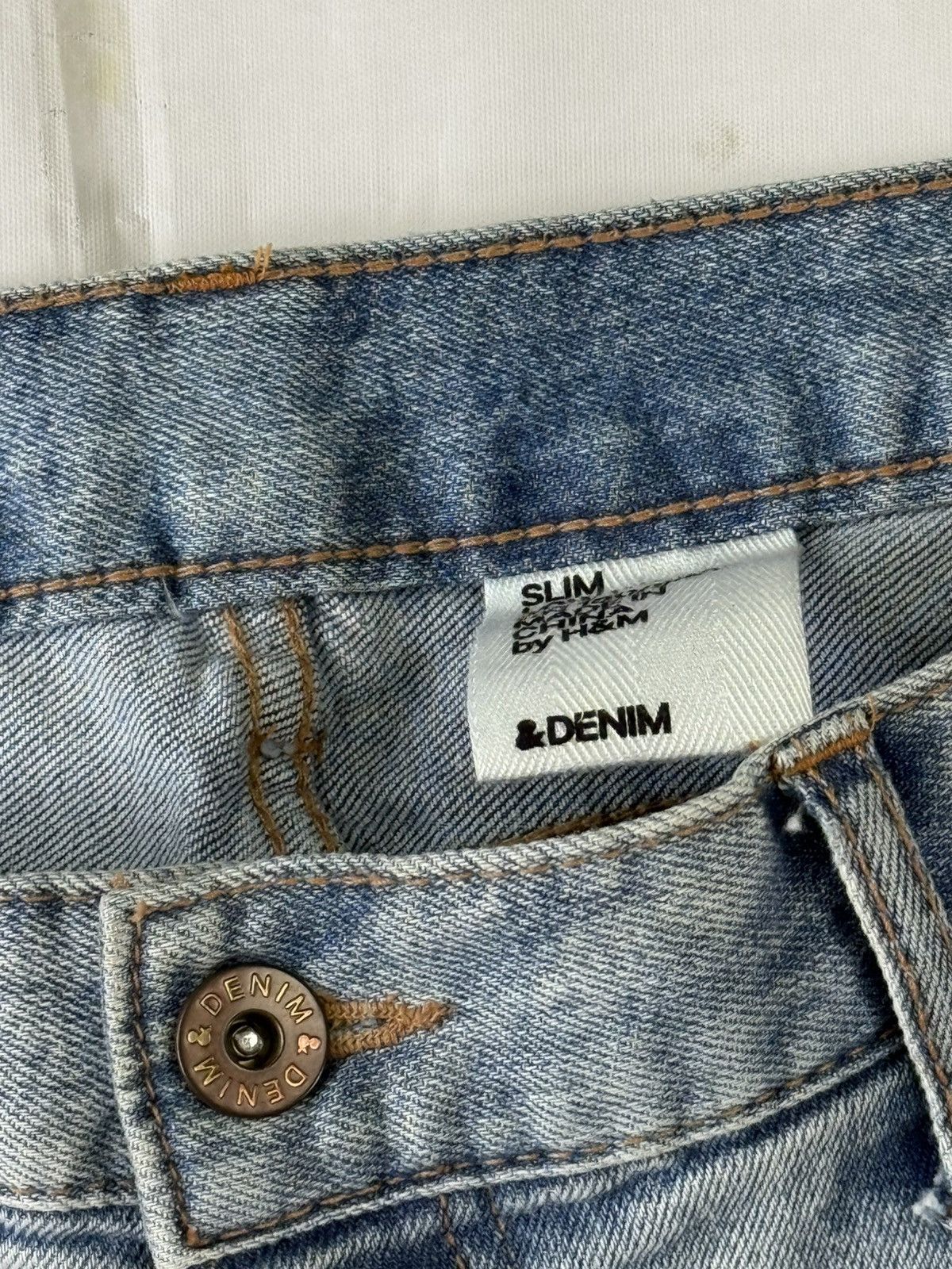 H&M Vetements-Inspired Deconstructed Jeans Size US 33 - 9 Thumbnail