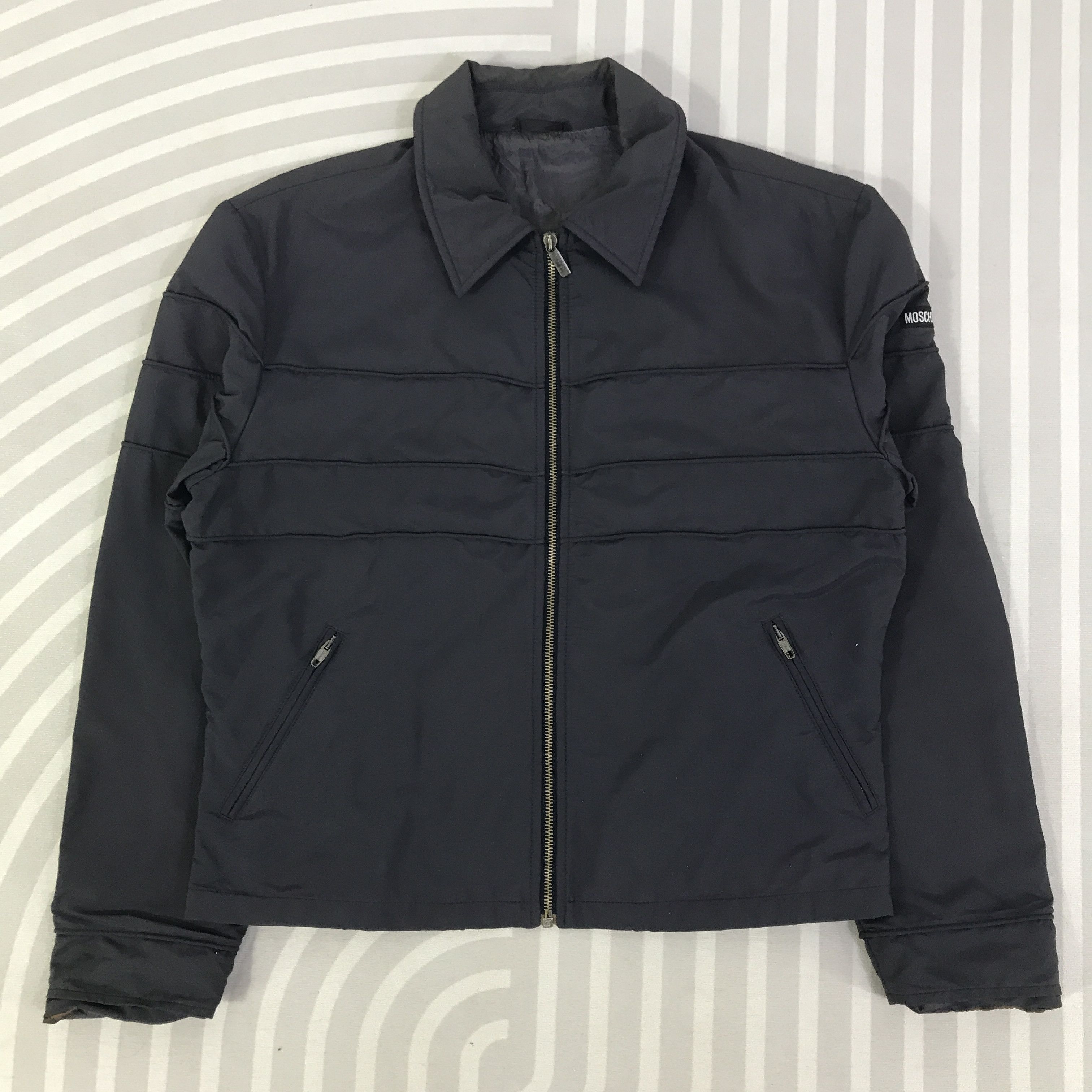 Moschino Moschino Zipper Jacket K97B17 Size US L / EU 52-54 / 3 - 1 Thumbnail