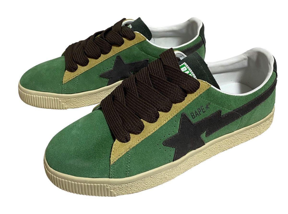 Bape 2006 Bape Crepsta crep sta Green Suede Size US 10 / EU 43 - 1 Thumbnail