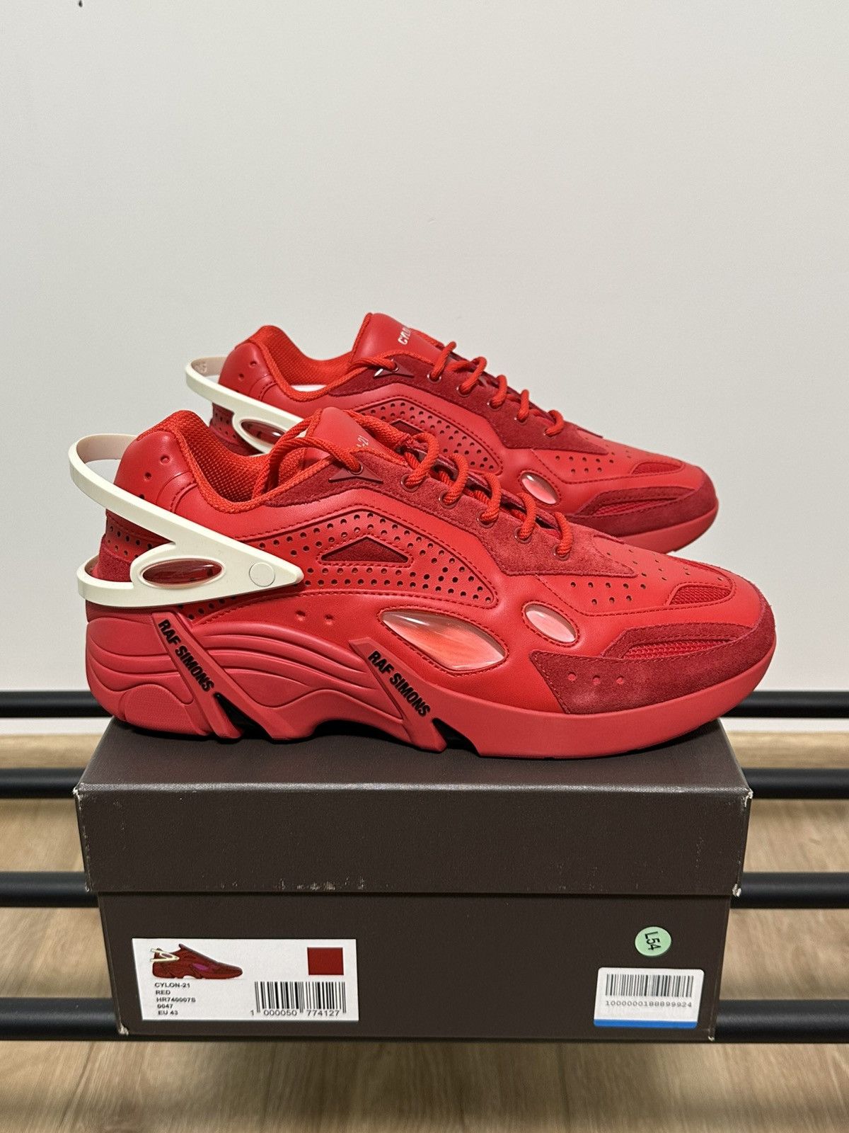 Raf Simons Raf Simons Cylon-21, Red, Size 41 Size US 8.5 / EU 41-42 - 1 Thumbnail