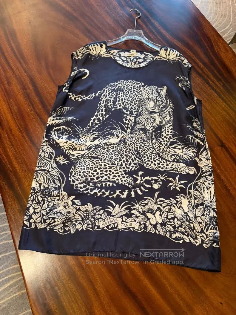 Hermes Hermes JUNGLE LOVE Leopard Print Dress Size S / US 4 / IT 40 - 3 Thumbnail