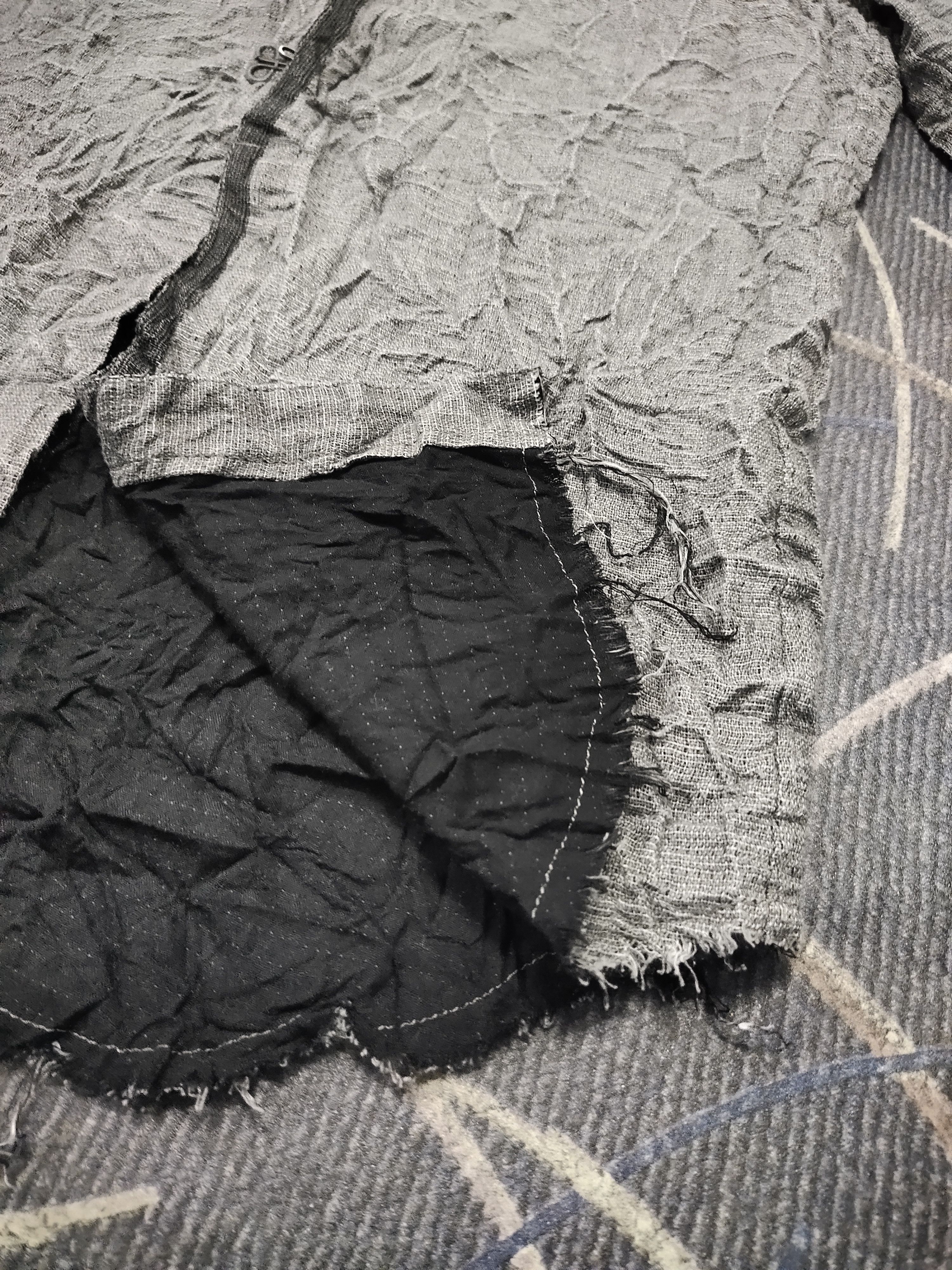 Attachment × Japanese Brand × Kazuyuki Kumagai Attachment Kazuyuki Kumagai Attachment Distressed Designer Jackets Size L / US 10 / IT 46 - 7 Thumbnail