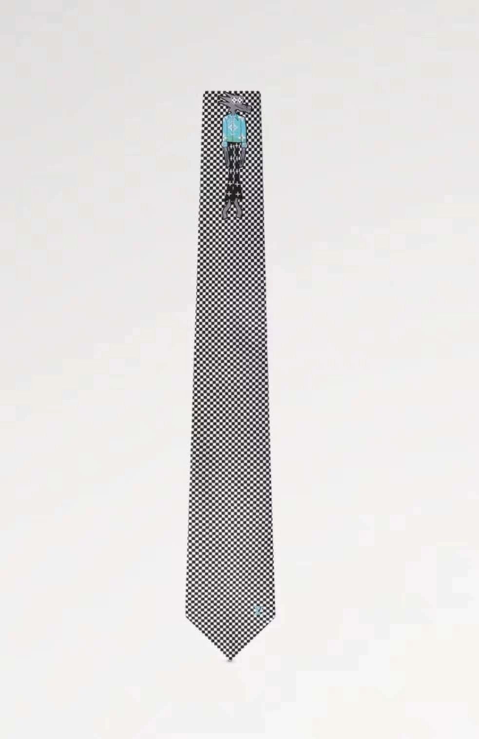 Louis Vuitton LV Runway Dragon Embroidery Tie Size ONE SIZE - 3 Thumbnail