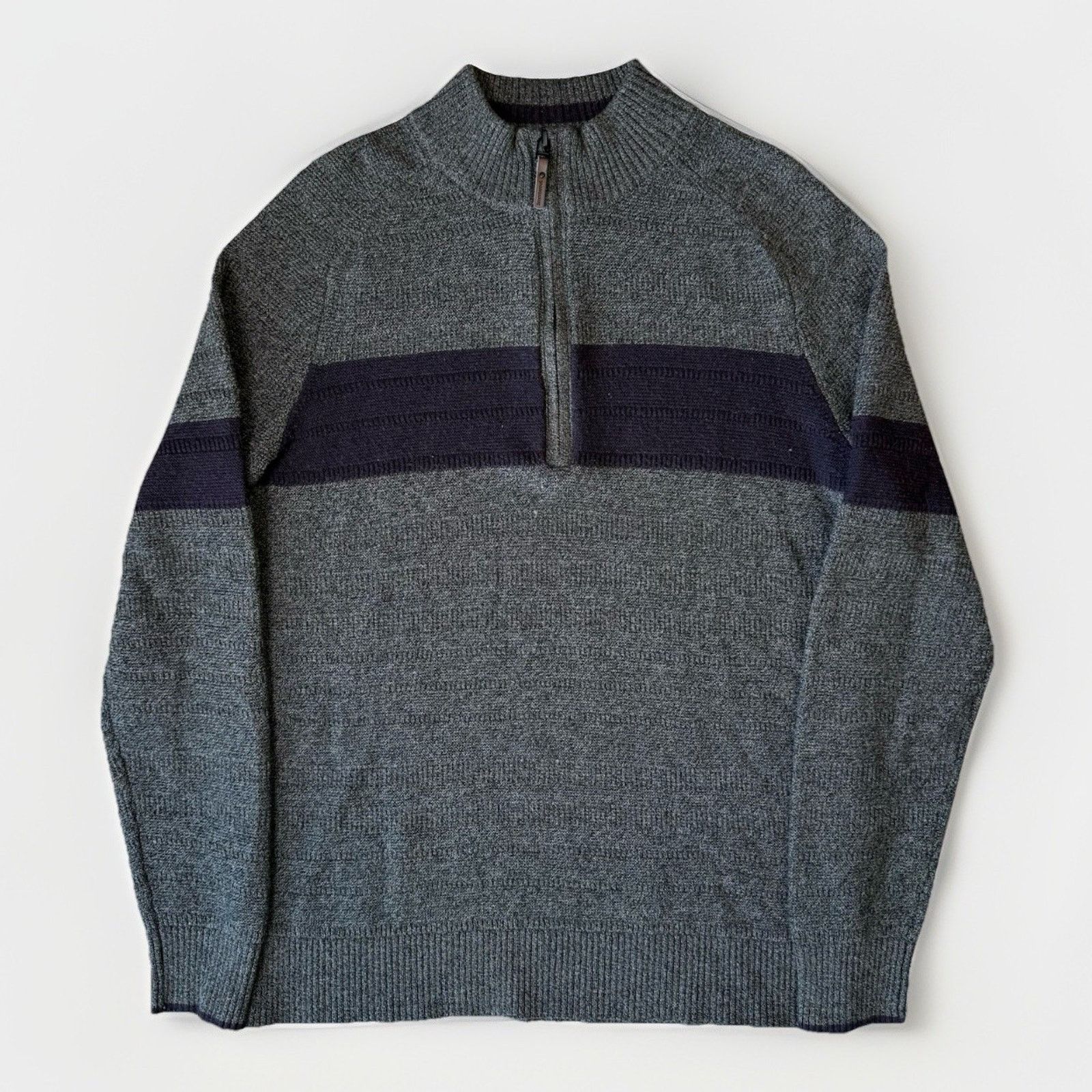 Smartwool Smartwool Ripple Ridge Stripe Half Zip Sweater Medium Brown Size US M / EU 48-50 / 2 - 1 Thumbnail