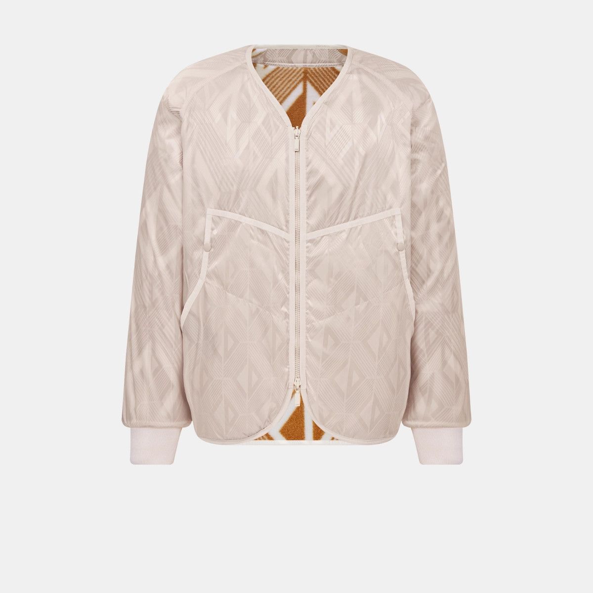 Dior o1bcso1str1224 Reversible Blouson in White/Brown Size US XS / EU 42 / 0 - 4 Thumbnail