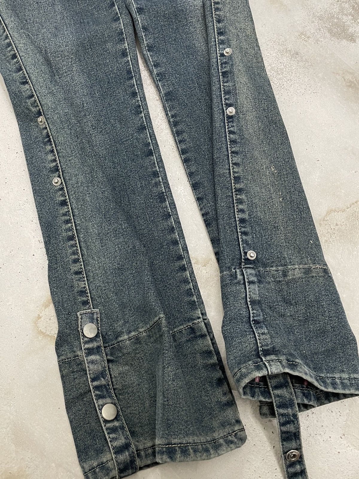 Hysteric Glamour × Japanese Brand Mekeyla Old Vintage Japanese Design 2 Length Seam Pants Size US 26 / EU 42 - 7 Thumbnail