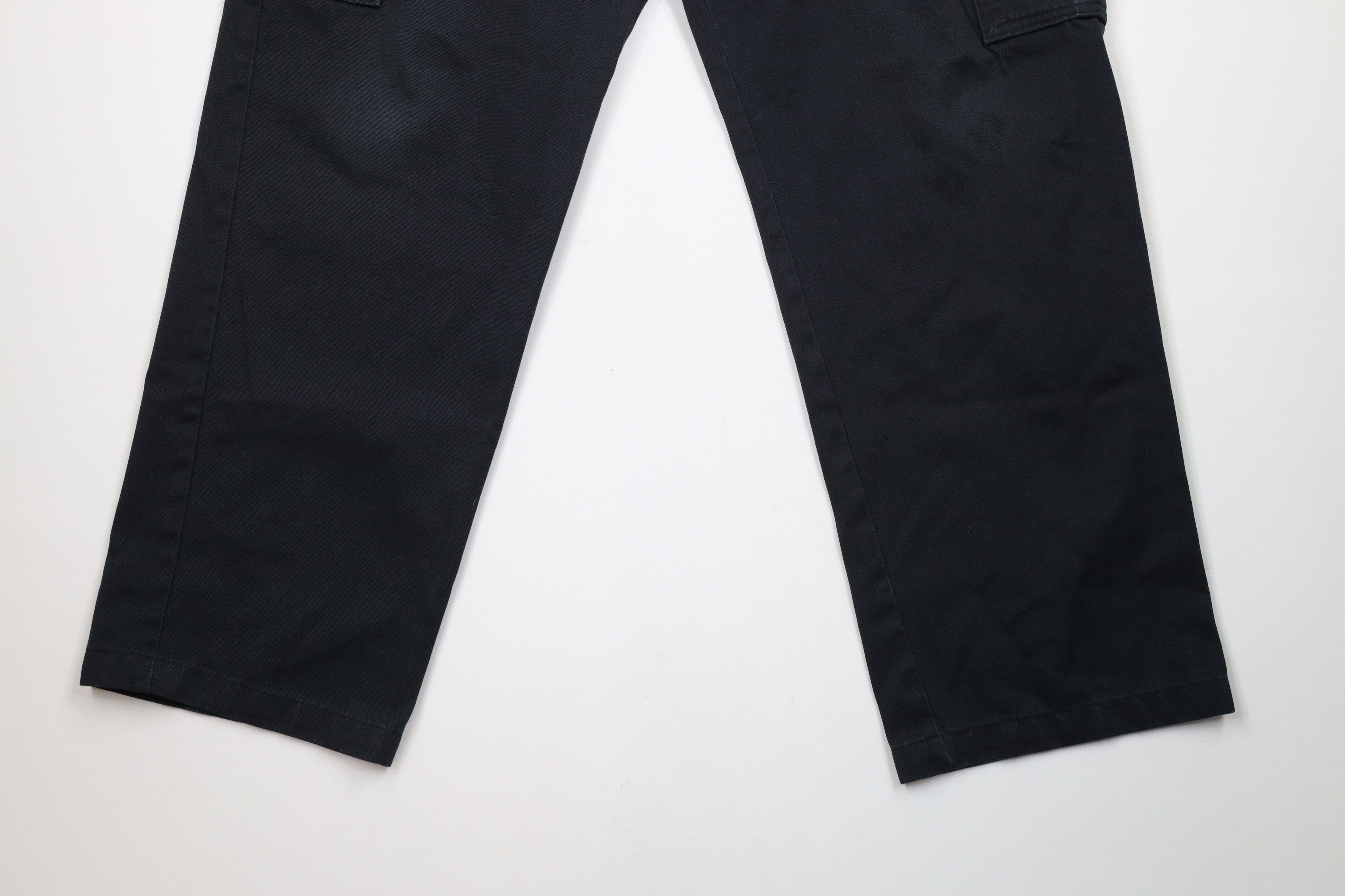 Dickies × Vintage Vintage Dickies Relaxed Straight Wide Leg Cargo Pants Black Size US 40 / EU 56 - 4 Thumbnail
