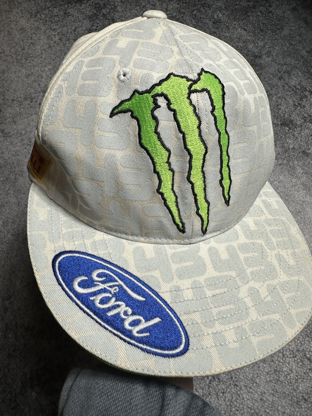 DC × Ford DC Ford Block 43 Monster Big Logo Cap Hat Style USA Rare VTg Size ONE SIZE - 2 Thumbnail