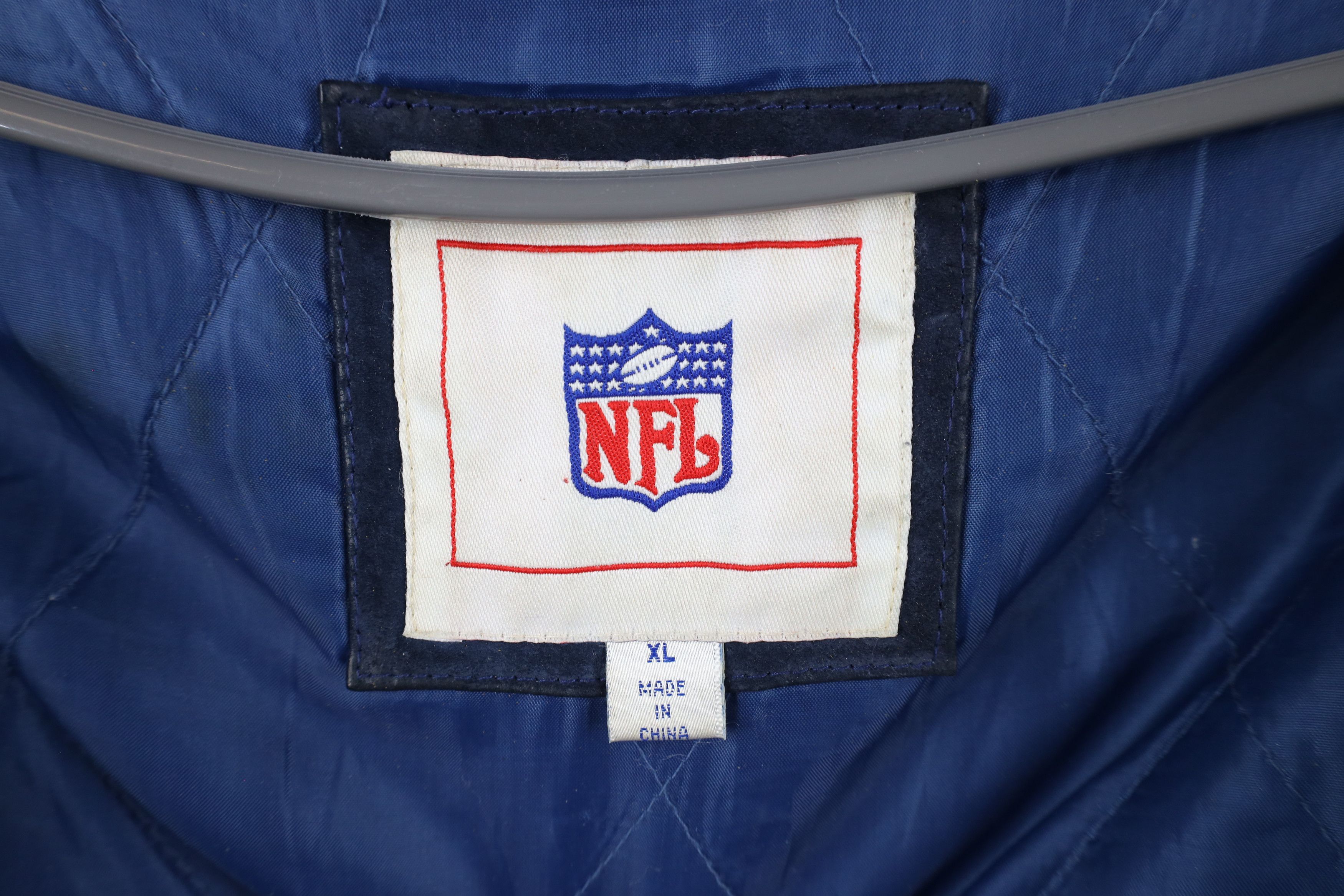 Vintage Vintage Y2K 2005 Super Bowl Suede Leather Bomber Jacket Size US XXL / EU 58 / 5 - 10 Thumbnail
