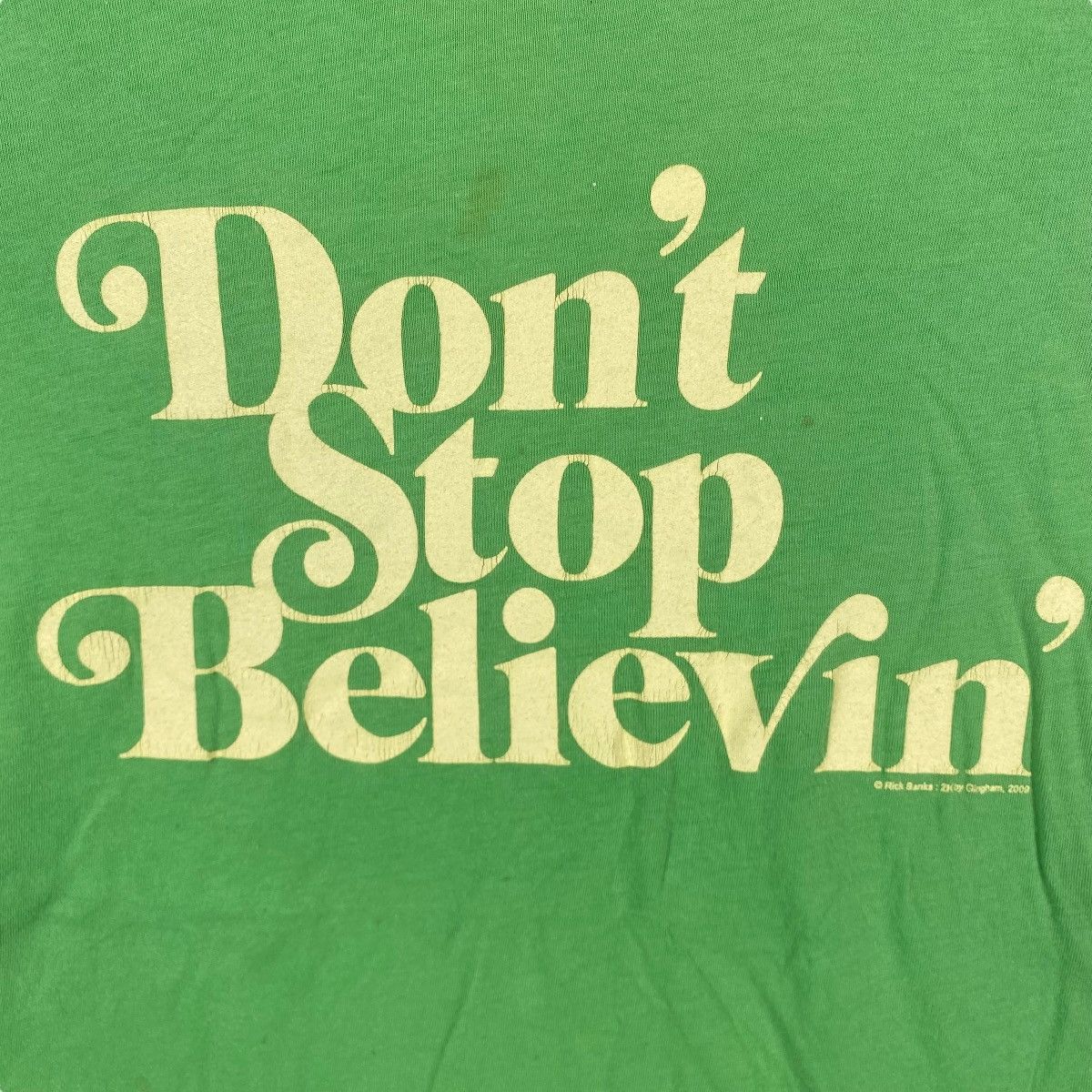 Vintage Vintage Don't Stop Believin' RICK BANKS 2K By Gingham 2009 Size M / US 6-8 / IT 42-44 - 2 Thumbnail