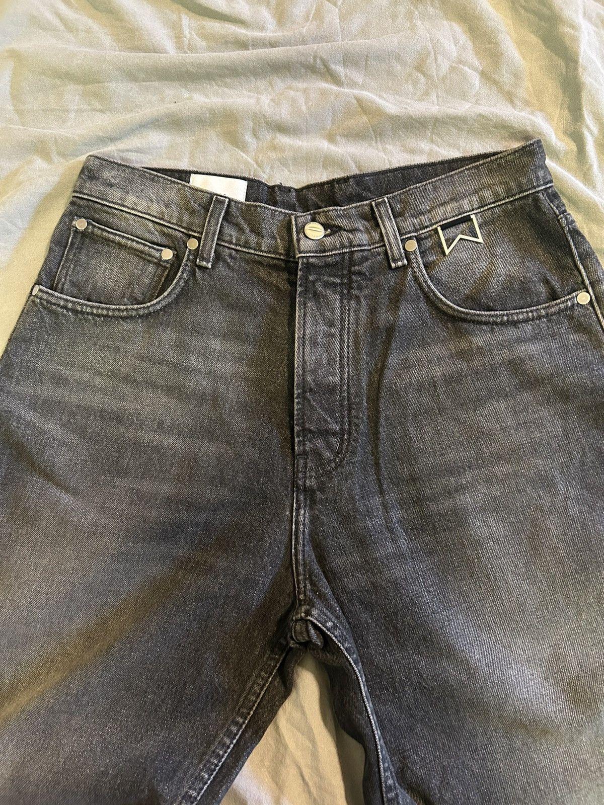 Rhude Rhude Wide Leg Black Jeans Size US 30 / EU 46 - 3 Thumbnail