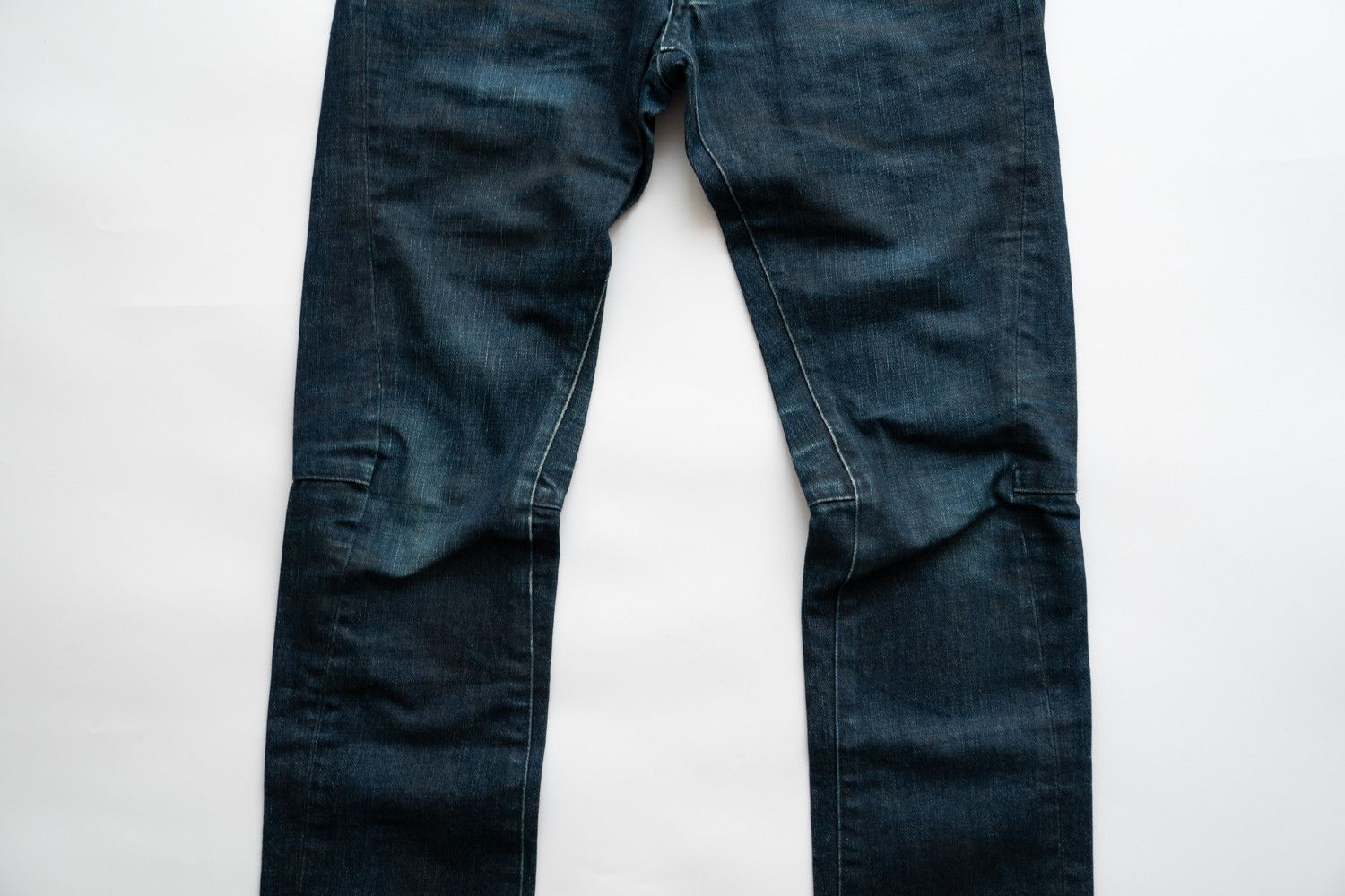 Balmain 2012FW 3D BIKER DEEP BLUE DENIM Decarnin Era Style Size US 27 - 3 Thumbnail