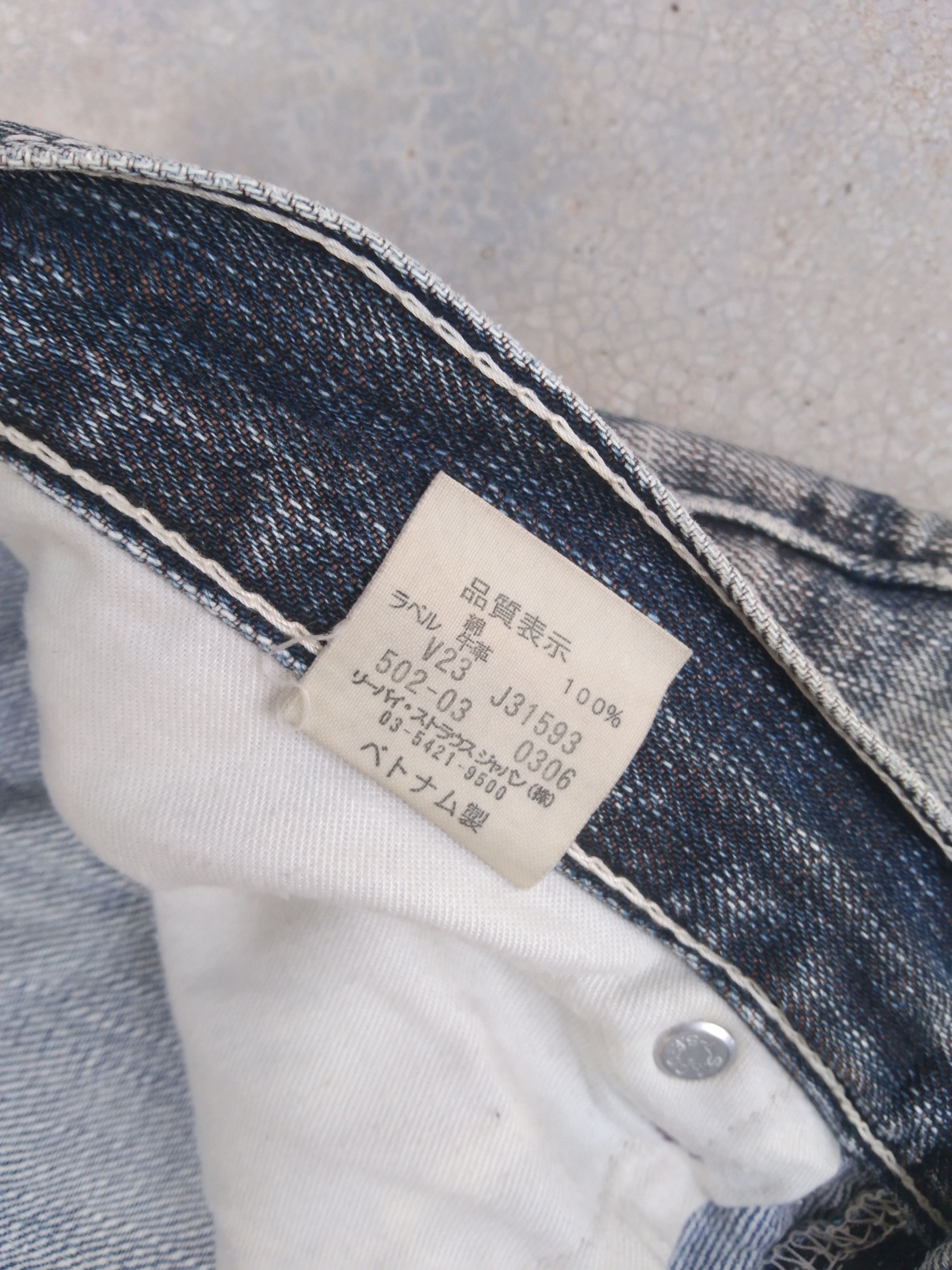 Jean × Levi's × Vintage Vintage Levi's Jeans 502 Earth Tone Distressed Jeans 31x30.5 Size US 31 - 8 Thumbnail