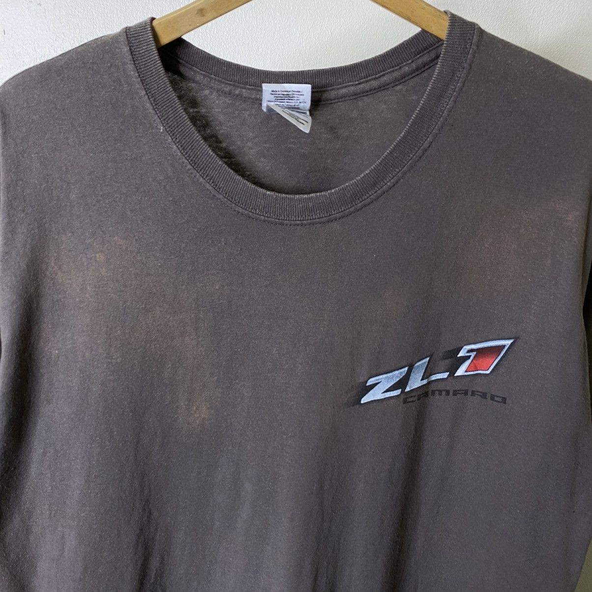 Vintage Y2K Chevrolet Camaro Z1 Promo T Shirt Faded Brown Size US XL / EU 56 / 4 - 8 Thumbnail
