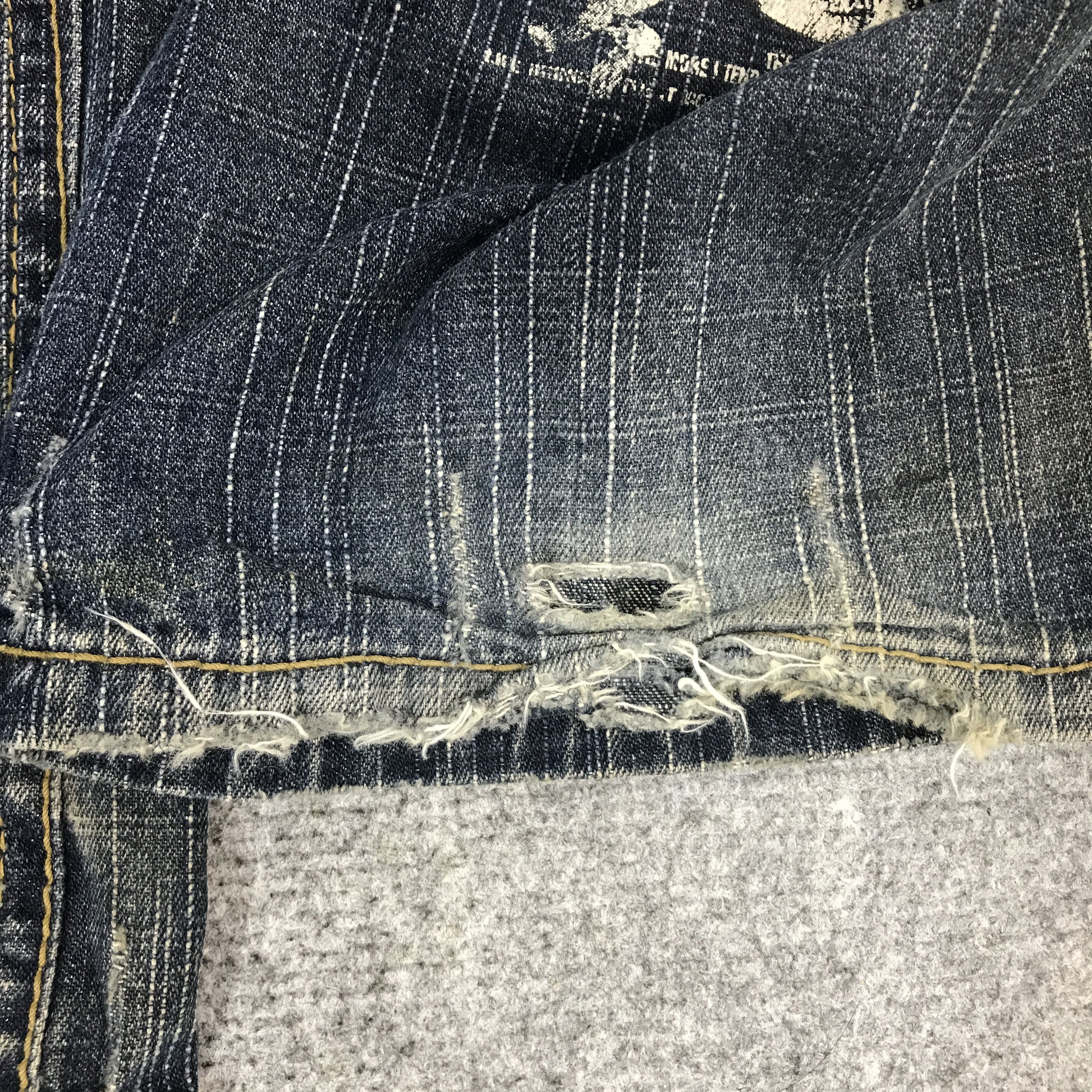 Japanese Brand PUNK GRI GRI JAPAN DENIM STYLE PANTS Size US 32 / EU 48 - 13 Thumbnail